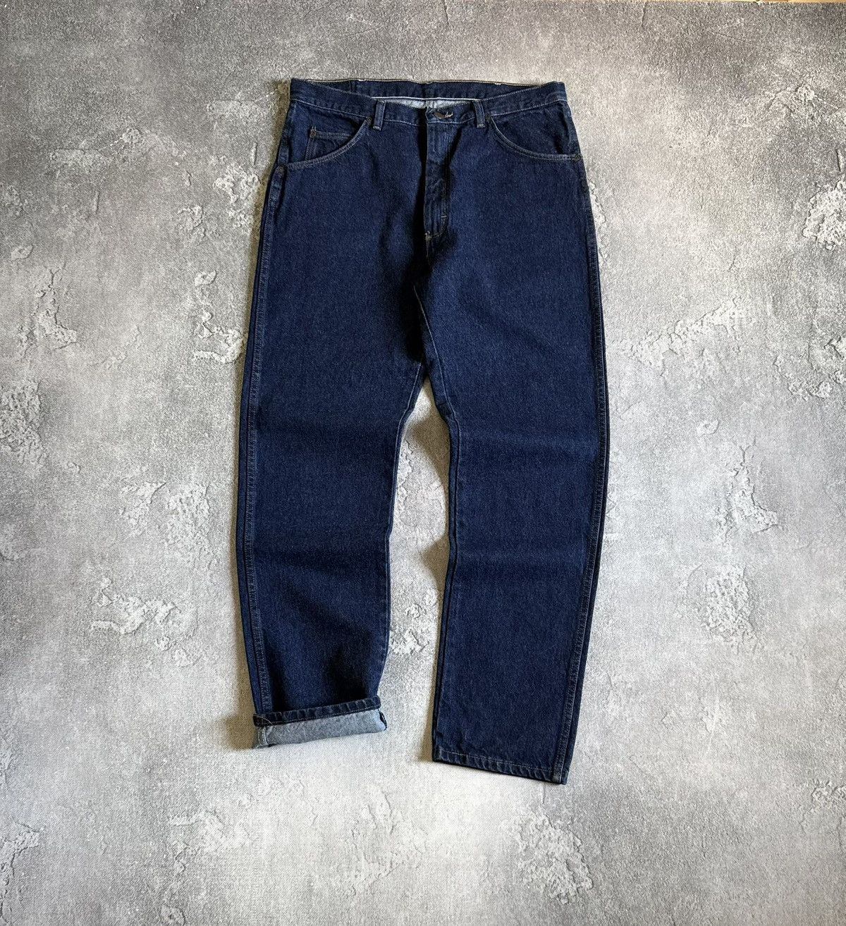 Wrangler Wrangler 36/32 dark blue denim pants jeans trousers casual Size US 36 / EU 52 - 6 Thumbnail