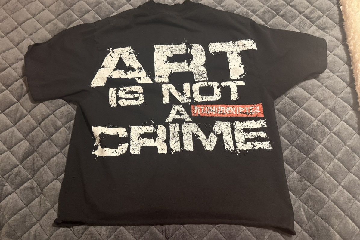 Other Rich Groupies ‘Art Is Not A Crime’ T-Shirt Size US M / EU 48-50 / 2 - 2 Thumbnail