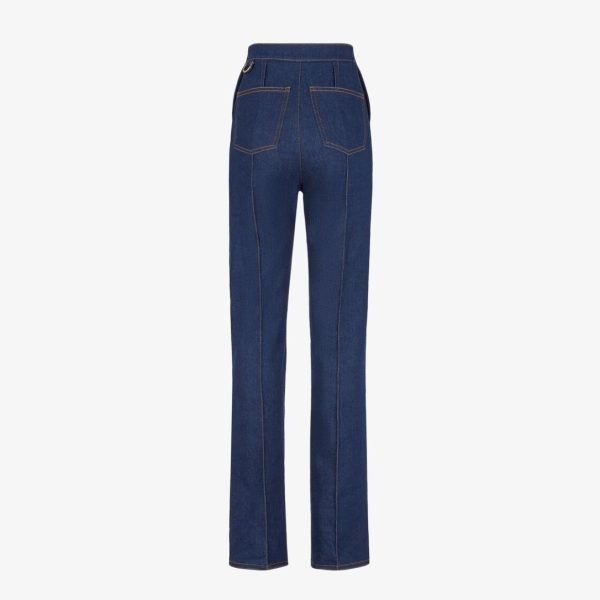 Fendi o1loc1c0824 Trousers in Blue Size 34" / US 12 / IT 48 - 2 Thumbnail