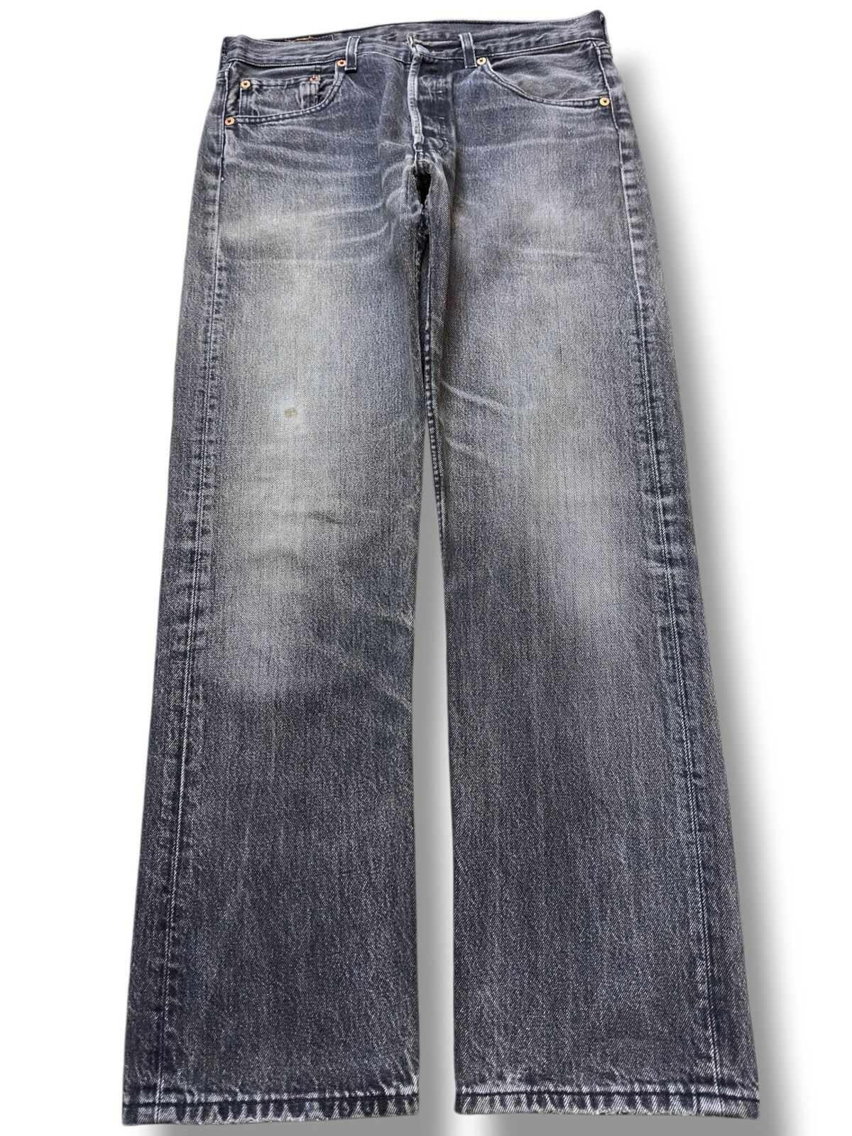 Levi's Vintage Clothing Vintage Levi’s 501 Faded Grunge Whiskers Denim Size US 30 / EU 46 - 1 Thumbnail