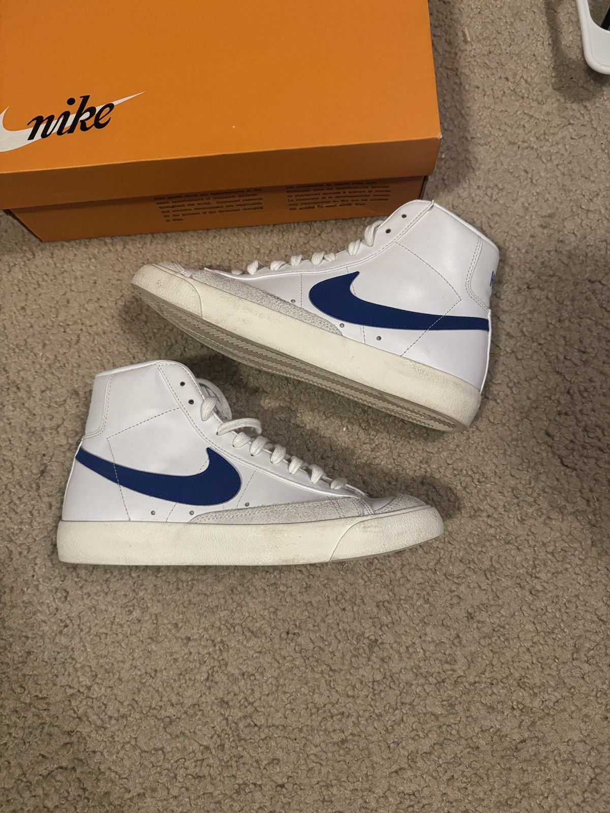 Nike Nike Blazer Mid ‘77 VNTG ‘Racer Blue’ Size US 7.5 / EU 40-41 - 4 Thumbnail