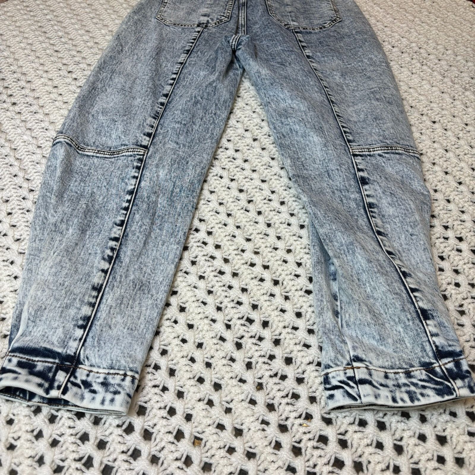 Ulla Johnson Ulla Johnson $395 Storm Jeans Tie Waist Cotton Blnd Acid Was Size 26" / US 2 / IT 38 - 13 Thumbnail