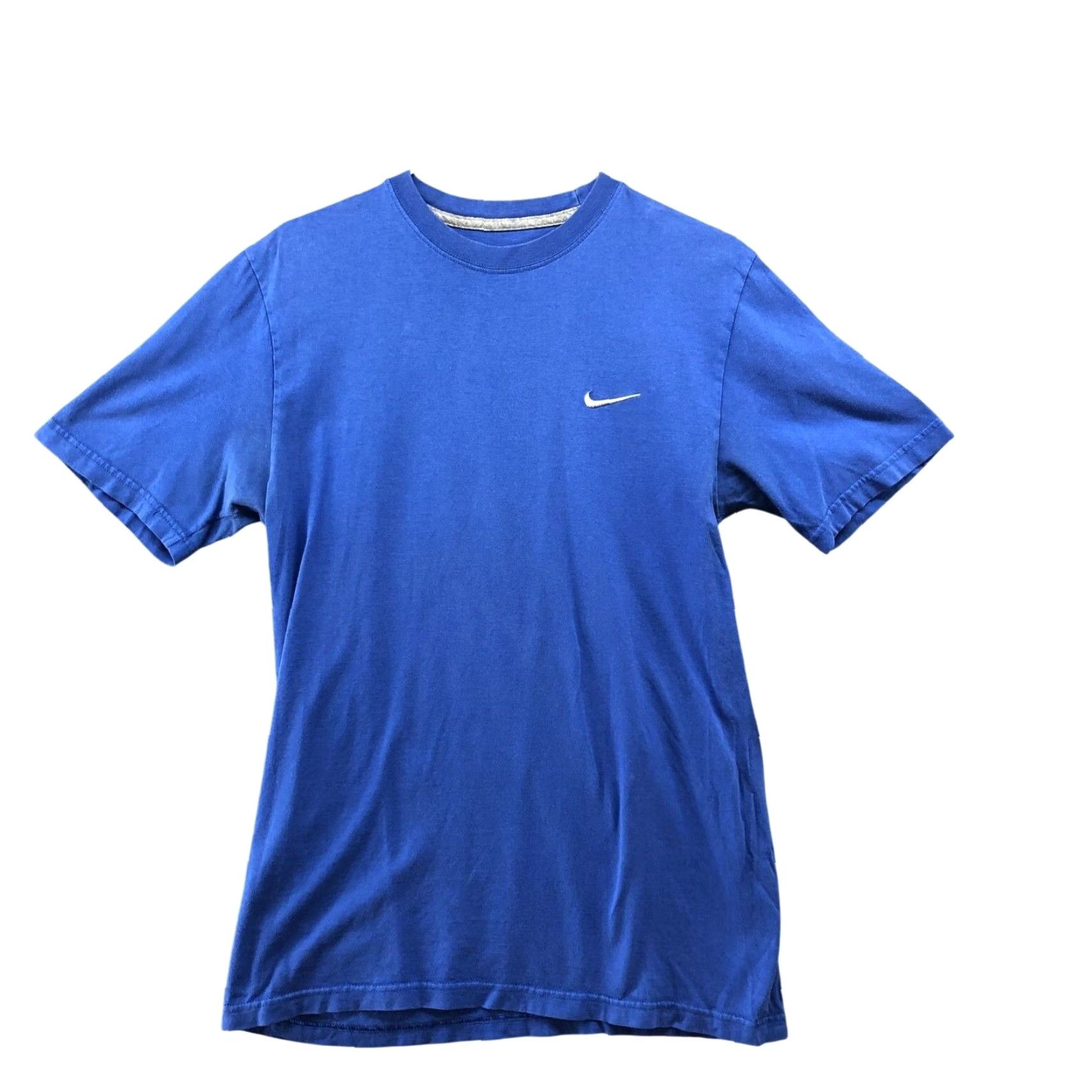 Nike Nike T Shirt Mens S Regular Fit Blue Short Sleeve Crewneck Swoosh Logo Cotton Size US S / EU 44-46 / 1 - 2 Thumbnail