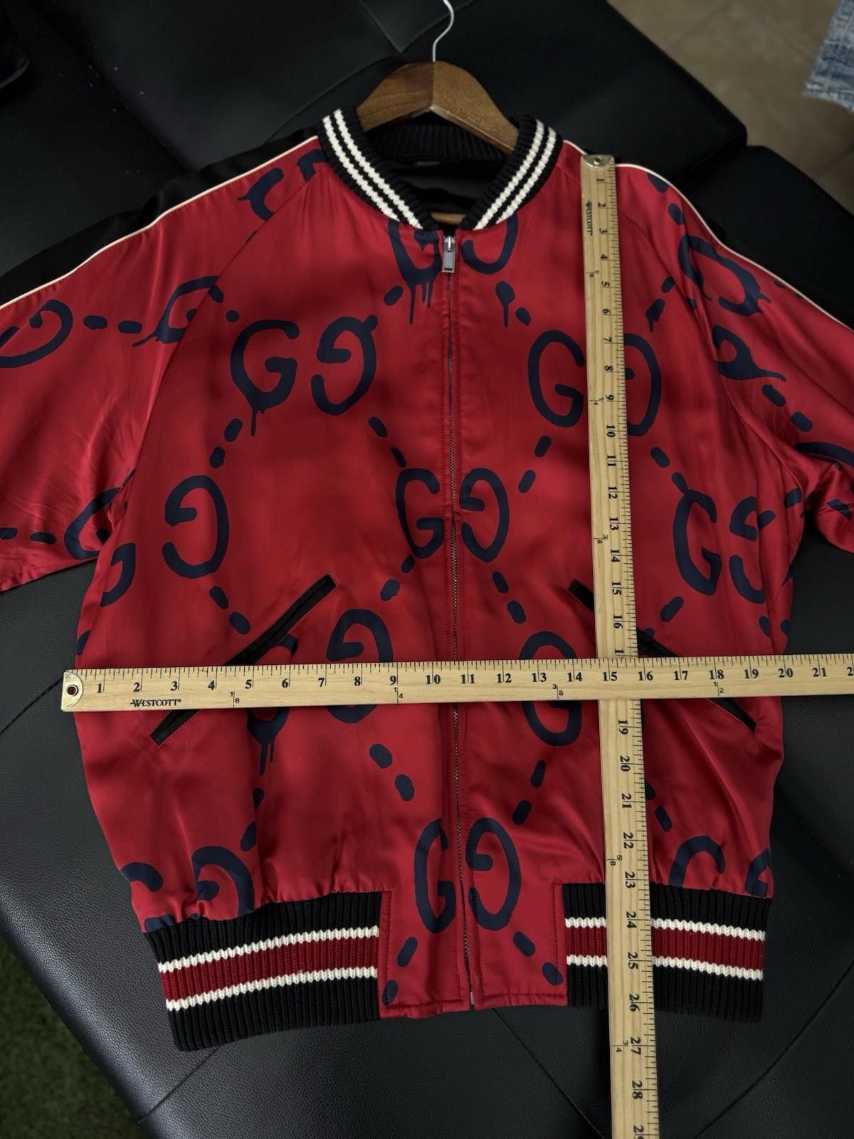 Gucci GUCCI Red Ghost Bomber Jacket “Limited ” Size (52) $2,000 Size US M / EU 48-50 / 2 - 11 Thumbnail