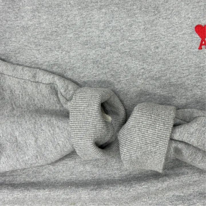 AMI AMIPARIS FW22 Gray Heart Embroidered Sweatshirt -2507 Size US L / EU 52-54 / 3 - 7 Thumbnail