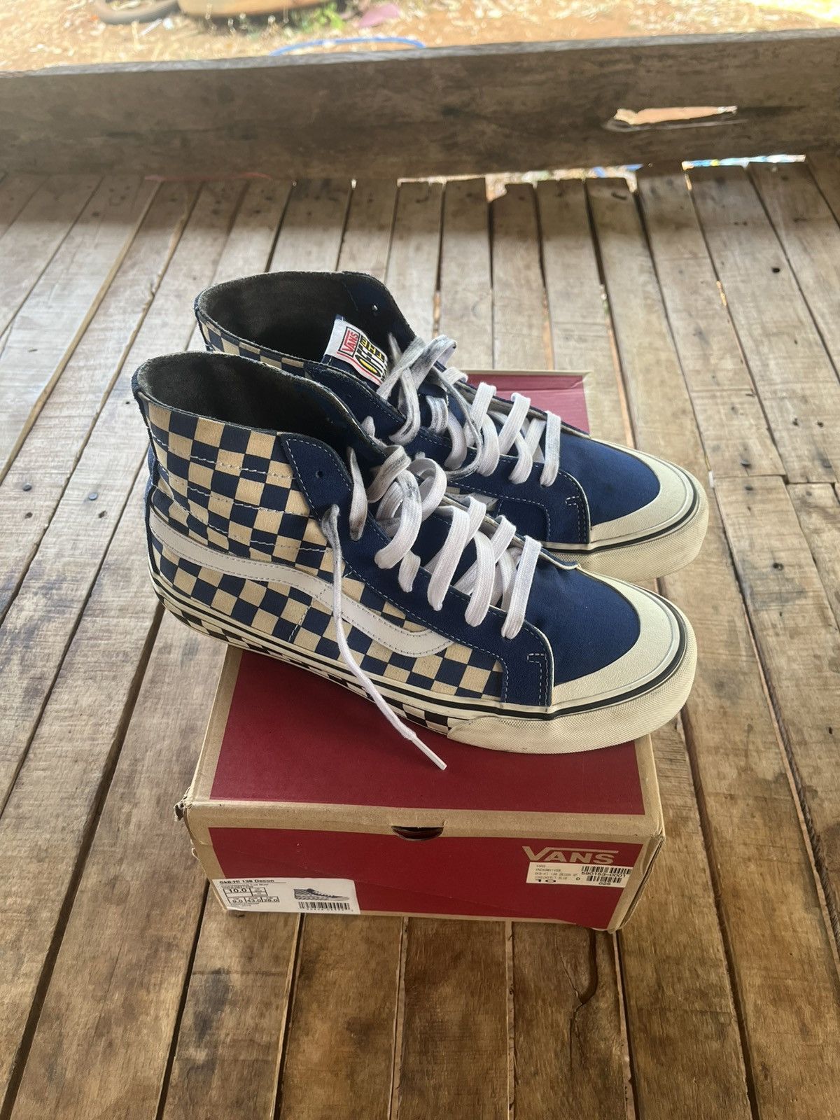 Vans Vans Sk8-Hi 138 Decon Japan Limited Checkerboard Size US 10 / EU 43 - 1 Thumbnail