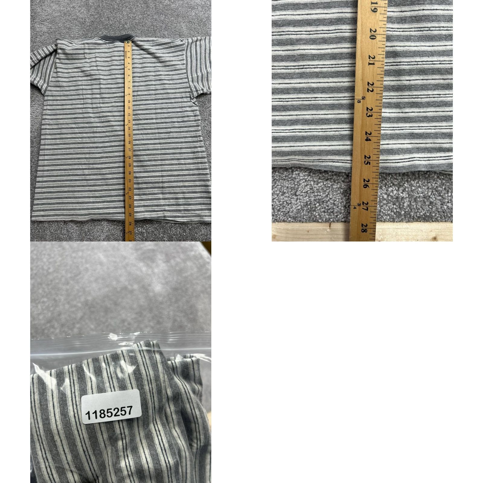 Mickey & Co. VINTAGE Mickey & Co T-Shirt Mens XL Gray Striped Graphic The Original One Size US XL / EU 56 / 4 - 8 Thumbnail