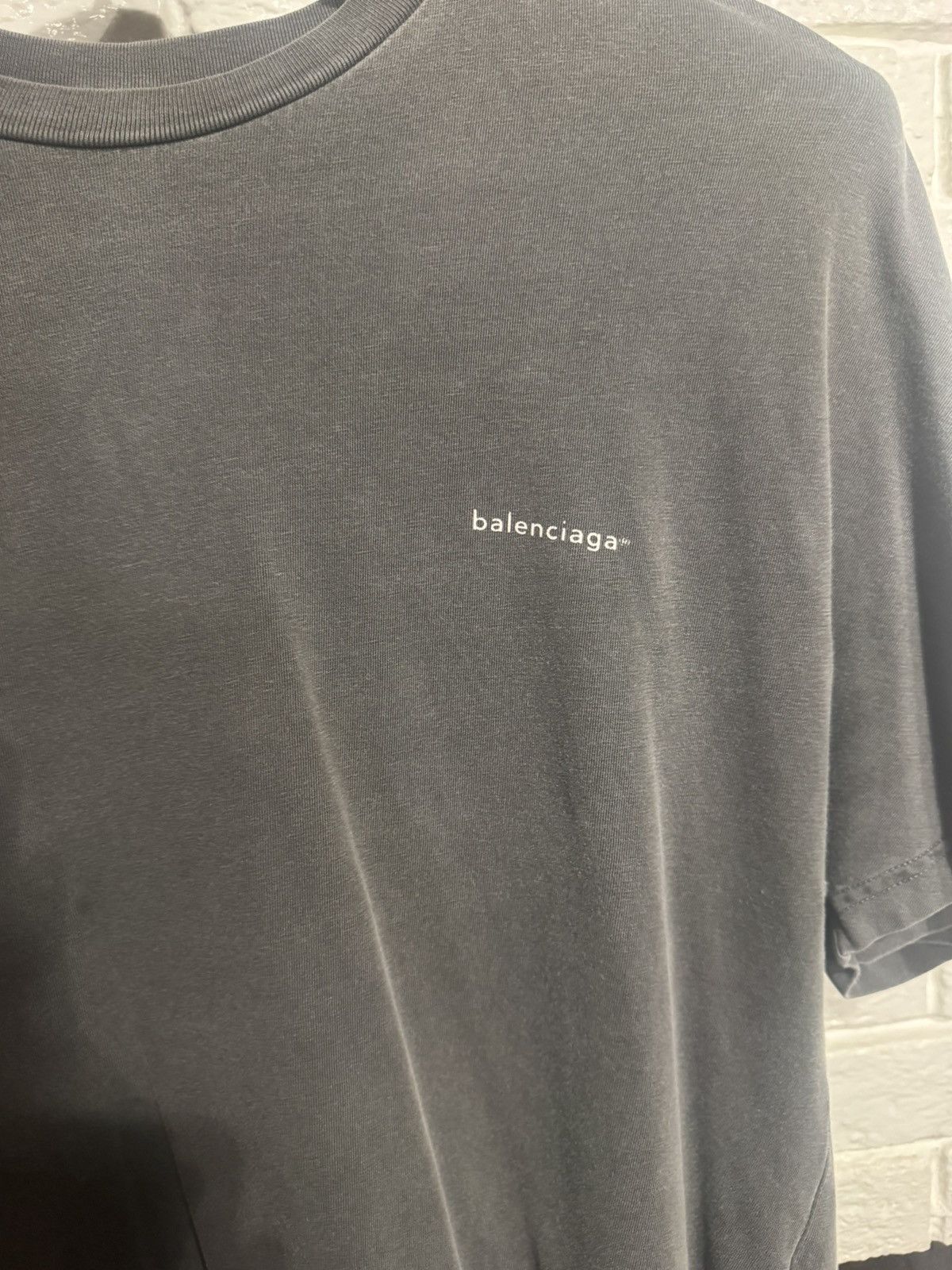 Balenciaga Raglan Tee w/ Balenciaga logo Size US M / EU 48-50 / 2 - 2 Thumbnail