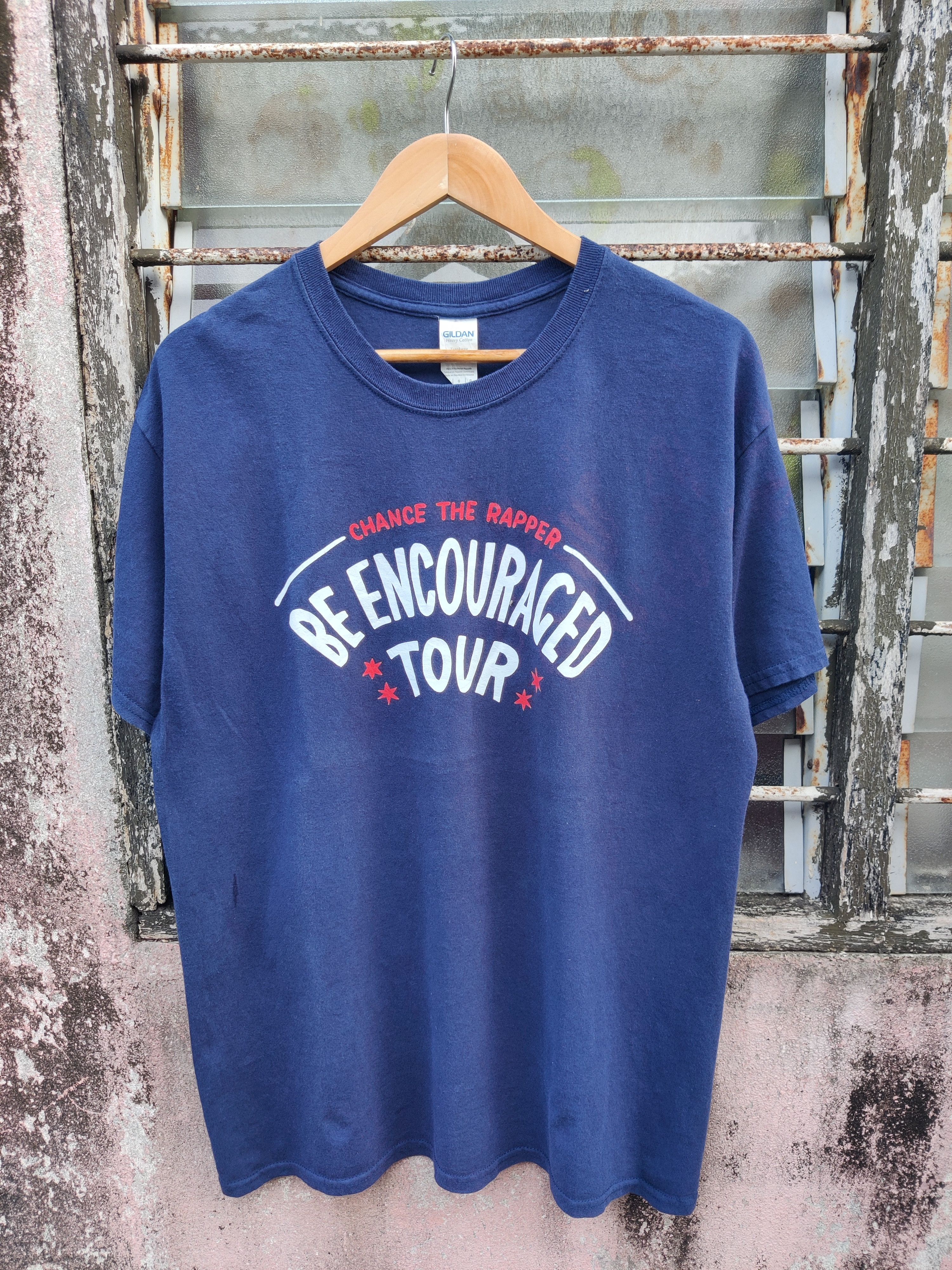 Rap Tees Vintage Chance The Rapper Encouraged Tour Shirt Size US L / EU 52-54 / 3 - 3 Thumbnail