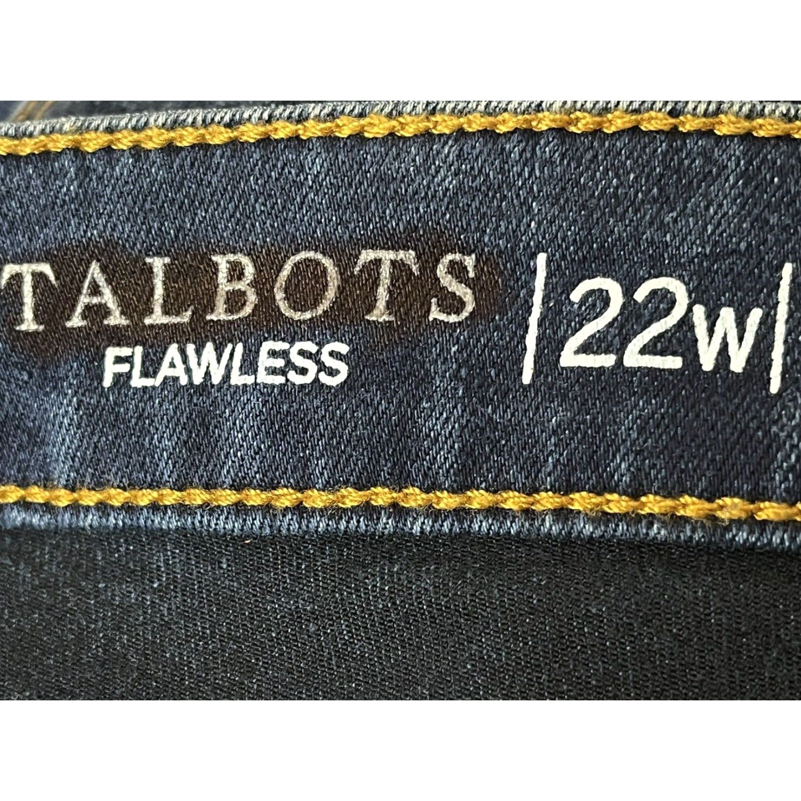 Talbots VINTAGE Talbots Women's Jeans Jegging Ankle Pants Plus 22W Medium Wash High Waist Pockets Size 40" / US 18 - 5 Thumbnail