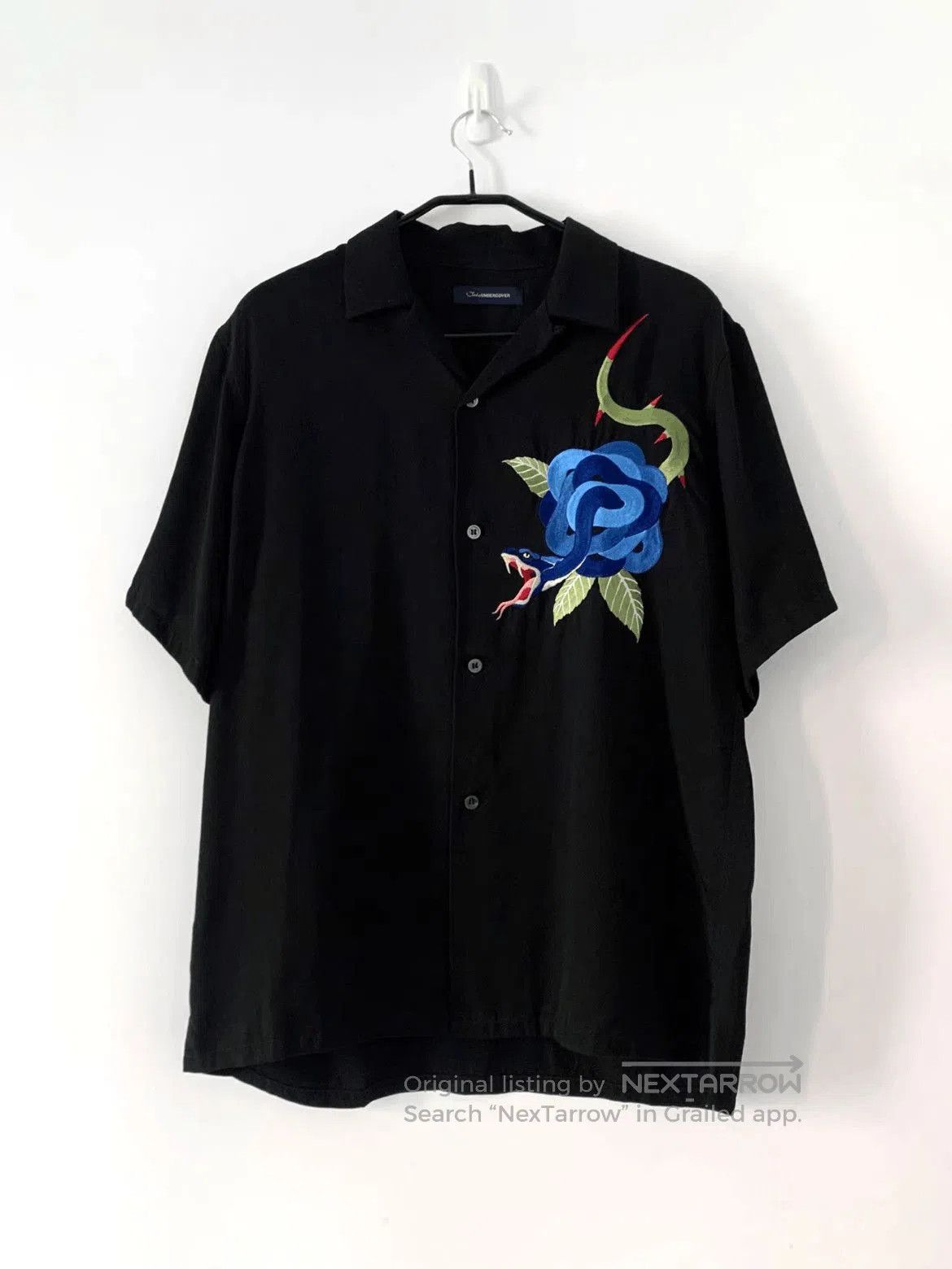 Undercover Undercover 17SS Snake Rose Stitch Shirt. Size US L / EU 52-54 / 3 - 1 Thumbnail