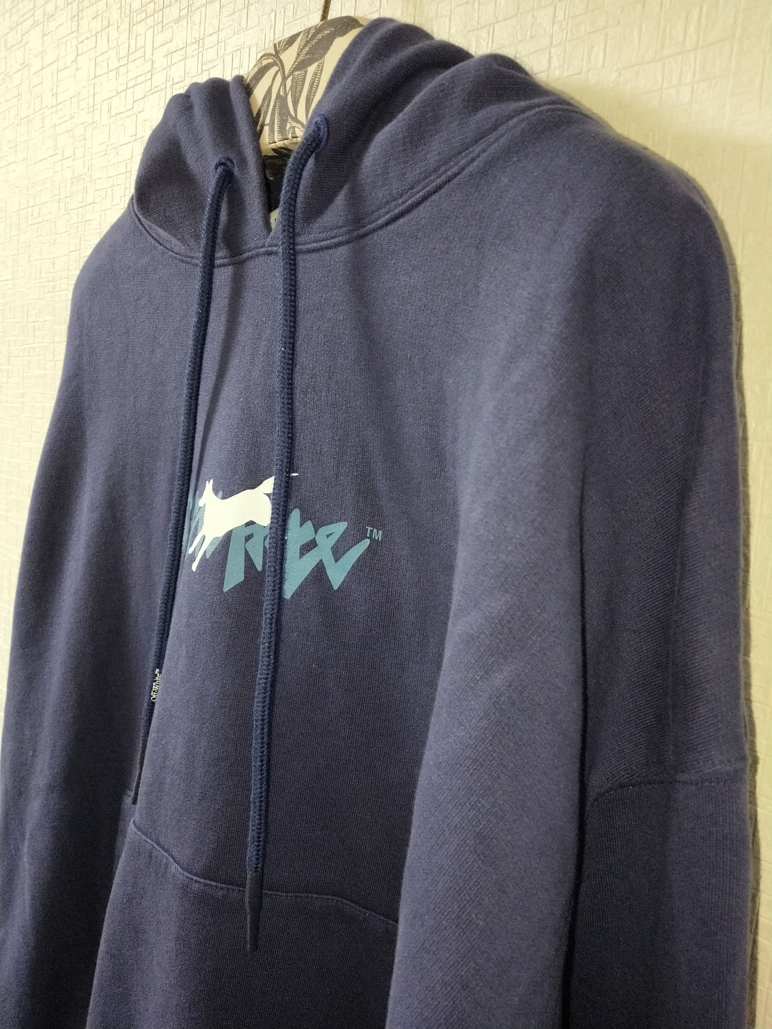 Off-White Running Wolves Hoodie Size US S / EU 44-46 / 1 - 4 Thumbnail