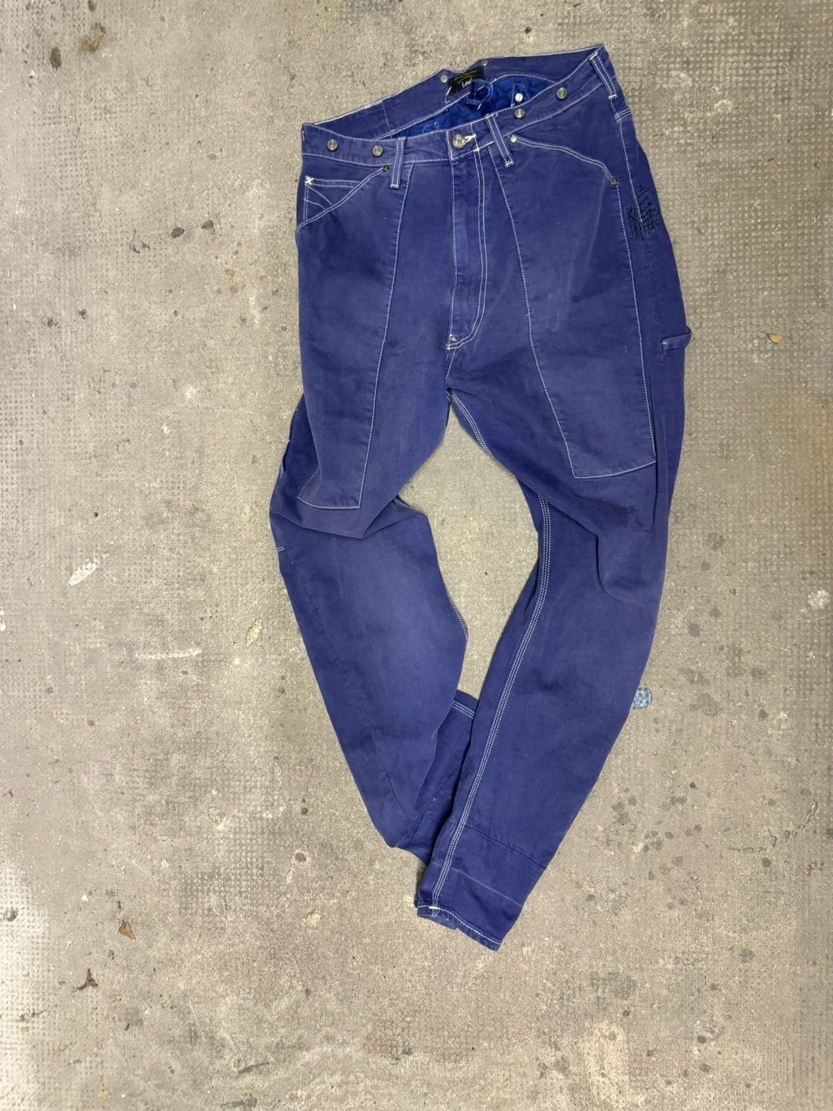 Lee × Vivienne Westwood Vivienne Westwood x Lee Damaged Denim Size US 31 - 2 Thumbnail