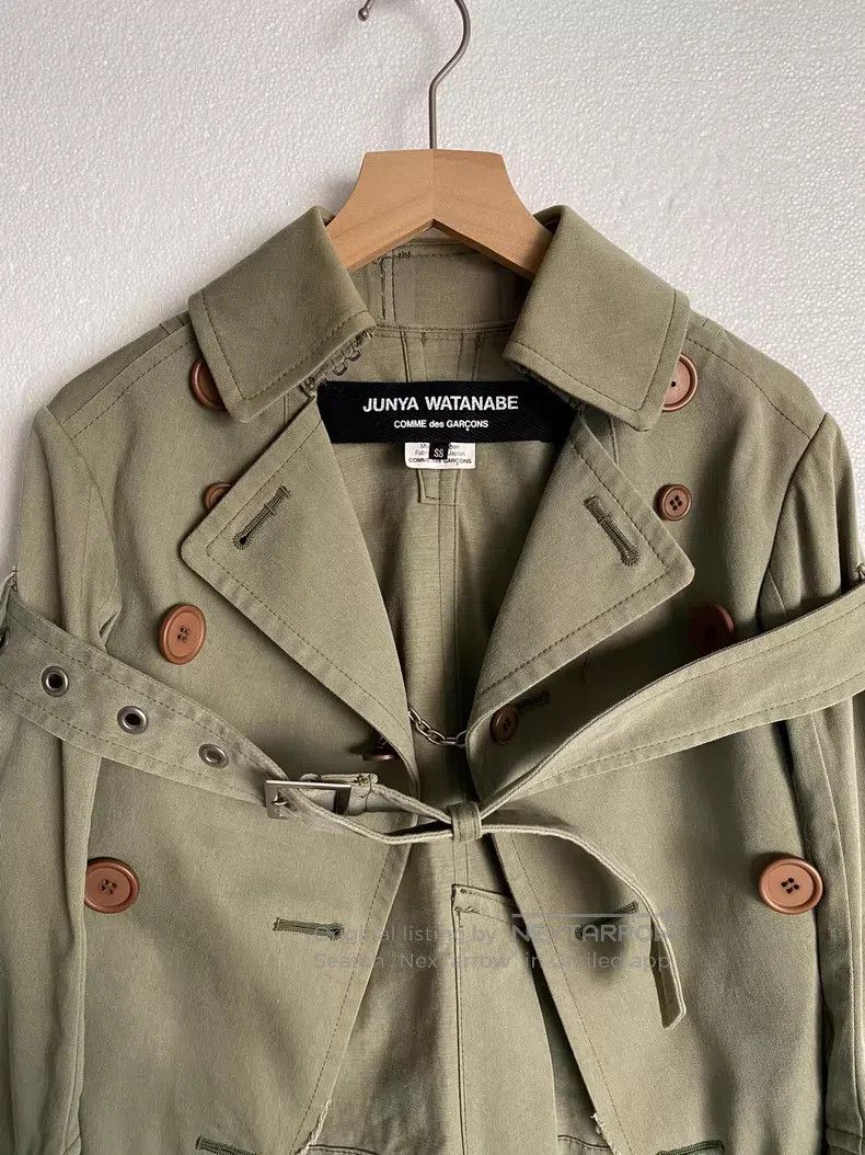 Junya Watanabe JUNYA WATANABE Tied Deconstructed Ripped Asymmetrical Mili Size XS / US 0-2 / IT 36-38 - 3 Thumbnail