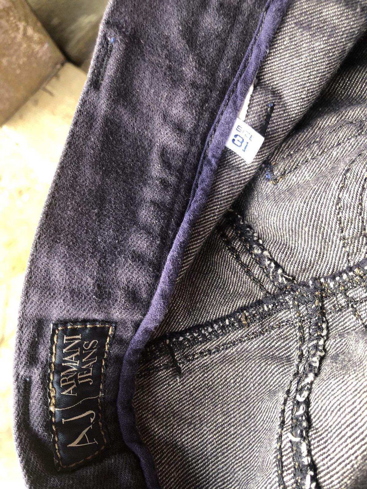 Armani Armani Jeans Double knee Lined Design Size US 33 - 9 Thumbnail