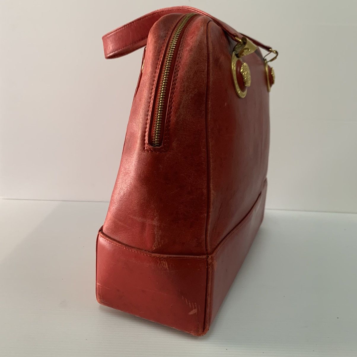 Versace Gianni Versace Red Leather Vintage Rare Handbag Size ONE SIZE - 8 Thumbnail