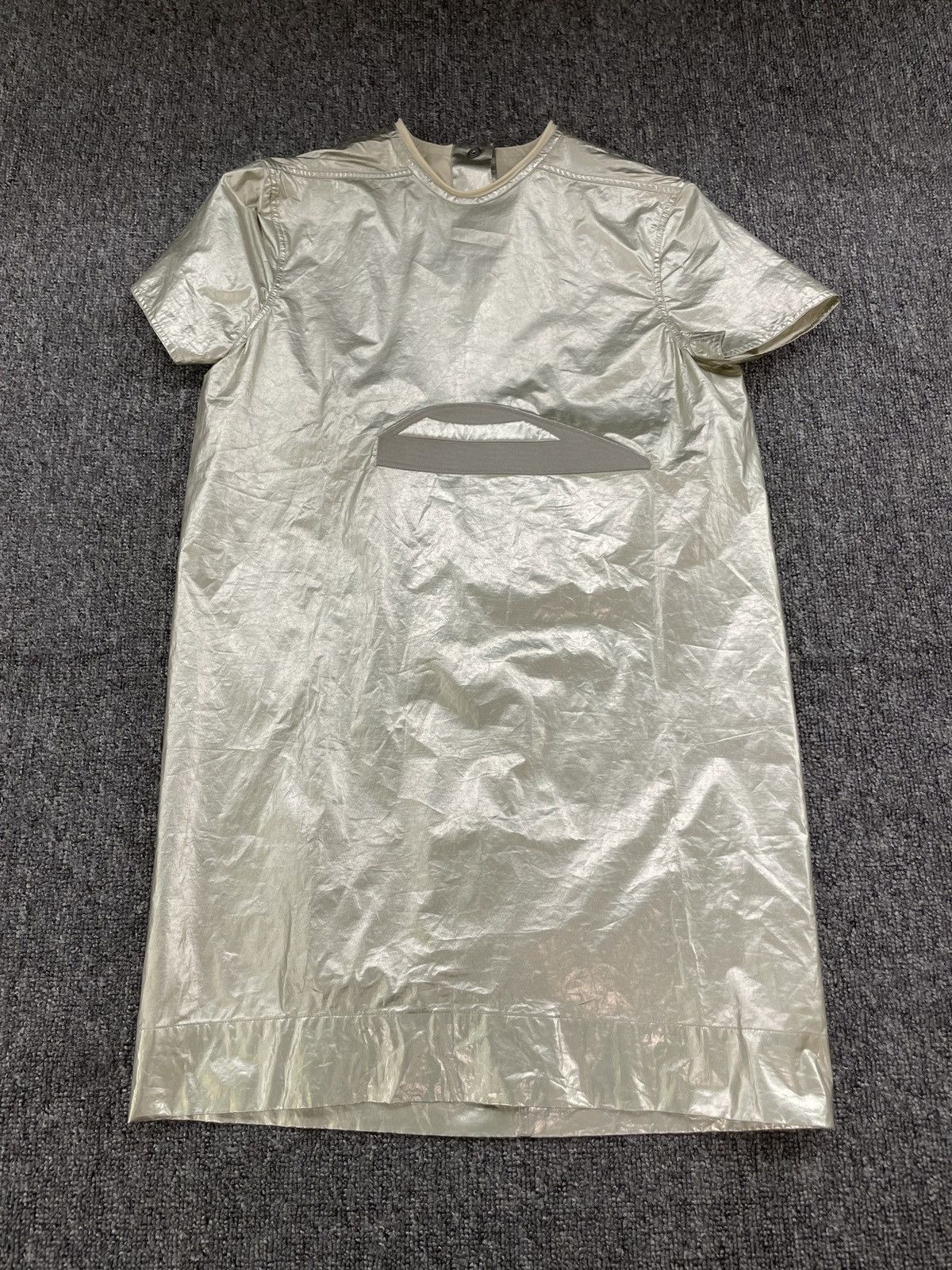 image of Rick Owens Ss16 Cyclops T Shirt Size Xs in Silver/Gold, Men's