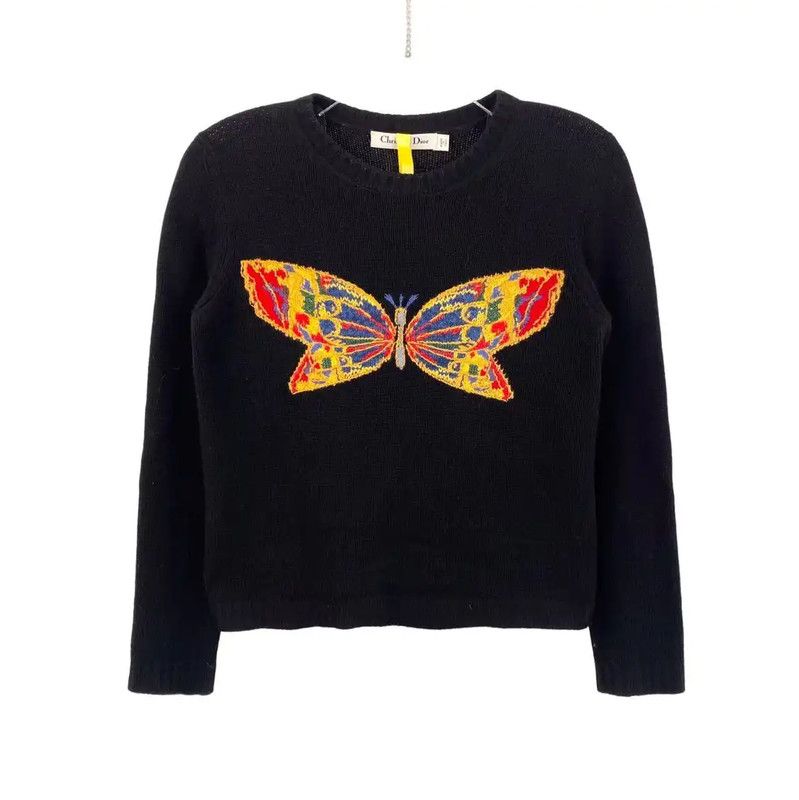 Dior Dior Multicolor Cashmere Pullover Sweater 0089 Size ONE SIZE - 1 Thumbnail