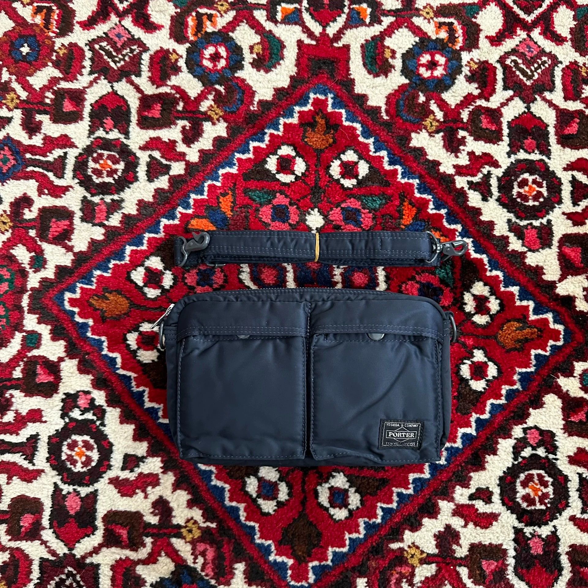 Head Porter Head Porter tanker crossbody/shoulder bag navy Size ONE SIZE - 1 Thumbnail