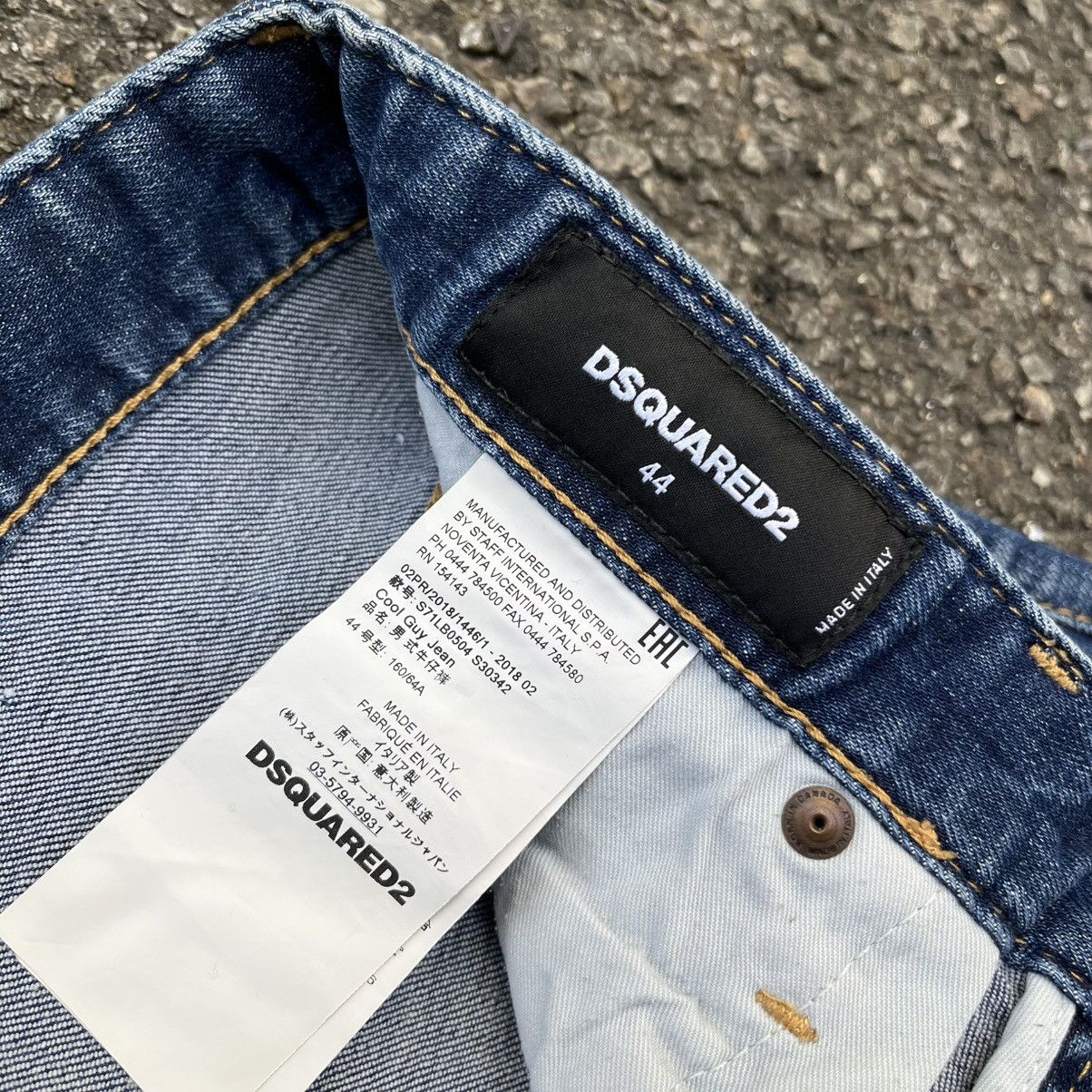 Dsquared2 Distressed Denim DSQUARED2 Jeans Paint Splash Slim Pants Size US 30 / EU 46 - 9 Thumbnail