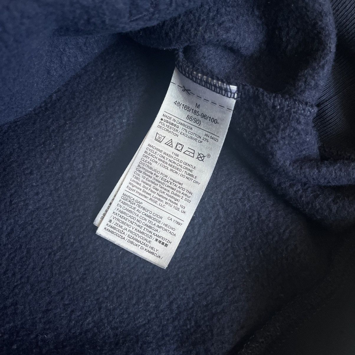 Gap Vintage Y2K GAP Classic Arch Logo Embroidery Pullover Hoodie Size US M / EU 48-50 / 2 - 5 Thumbnail