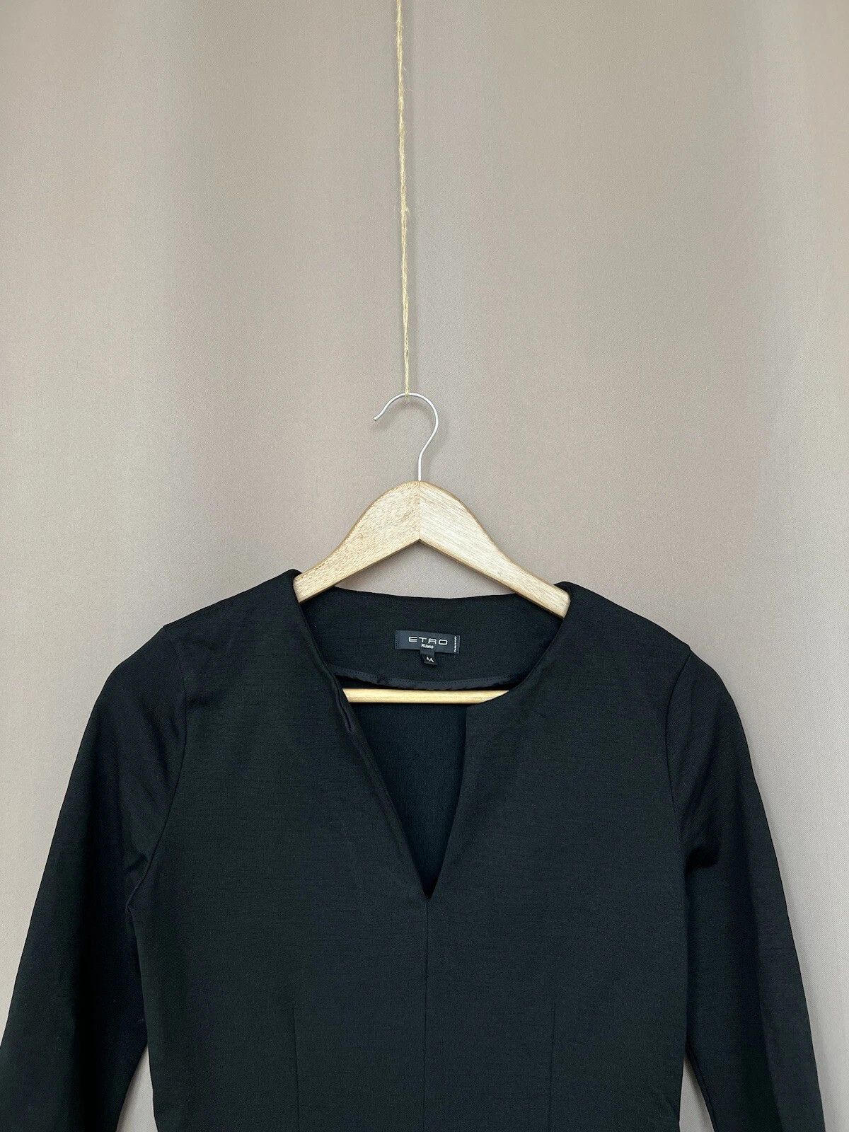 Etro Etro Milano Viscosa/Wool Womens Midi Dress Size 44 or M Size M / US 6-8 / IT 42-44 - 2 Thumbnail