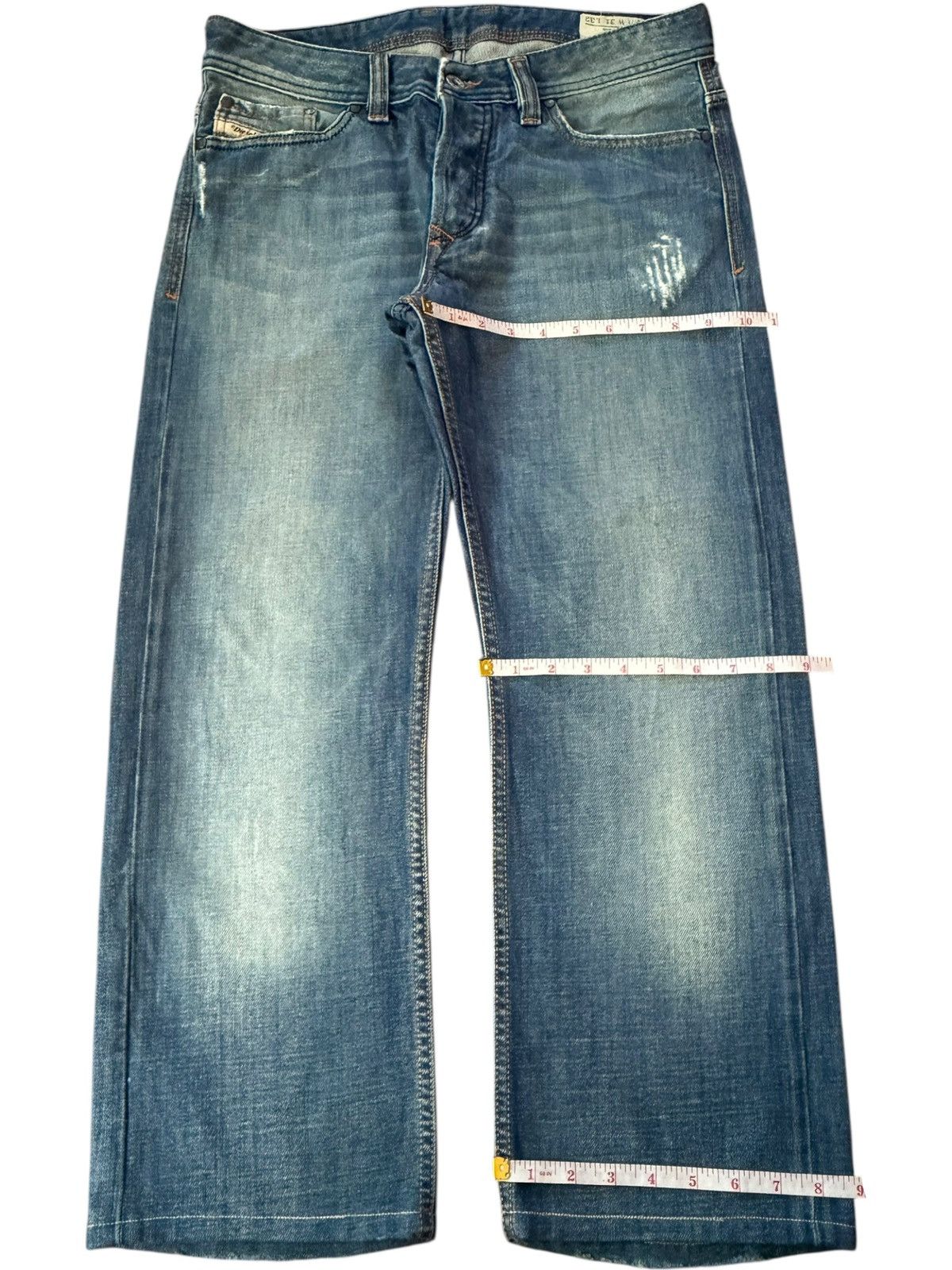 Diesel Vintage Italy Diesel Viker Clawmark Distress Loose Jeans Size US 32 / EU 48 - 8 Thumbnail