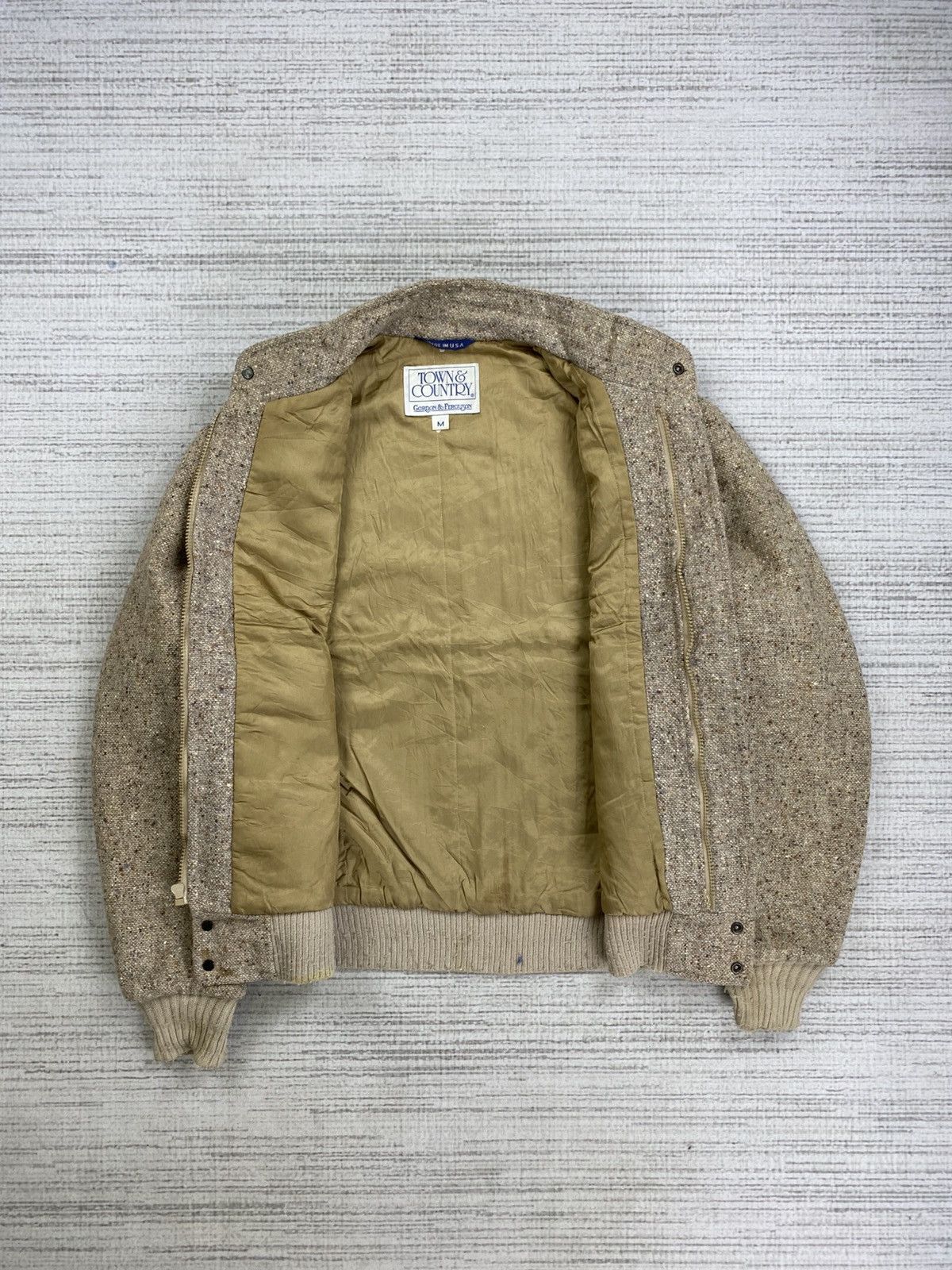 Vintage Vintage Town & Country Made In Usa Wool Breasted Jacket Size US M / EU 48-50 / 2 - 7 Thumbnail