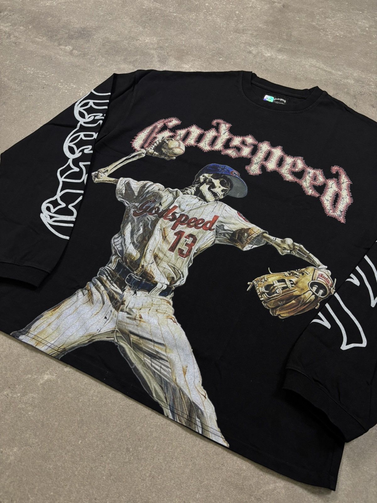 Godspeed Godspeed Strike Out Longsleeve, Black Size US XXL / EU 58 / 5 - 3 Thumbnail