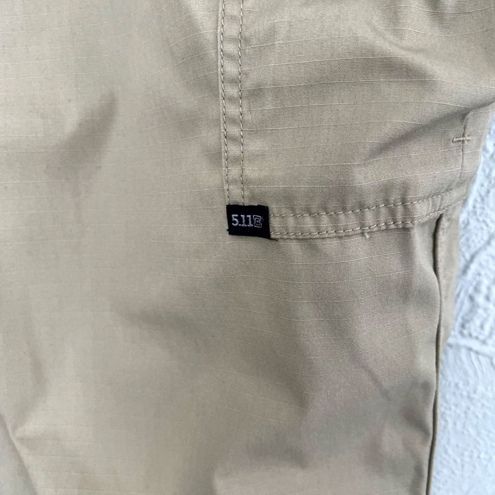 Vintage 5.11 Tactical Taclite Pro Ripstop Pant w/8 Pockets - Mens Cargo Pants 42 Regular Tan/Khaki 42X30 74273 Size US 42 / EU 58 - 5 Thumbnail