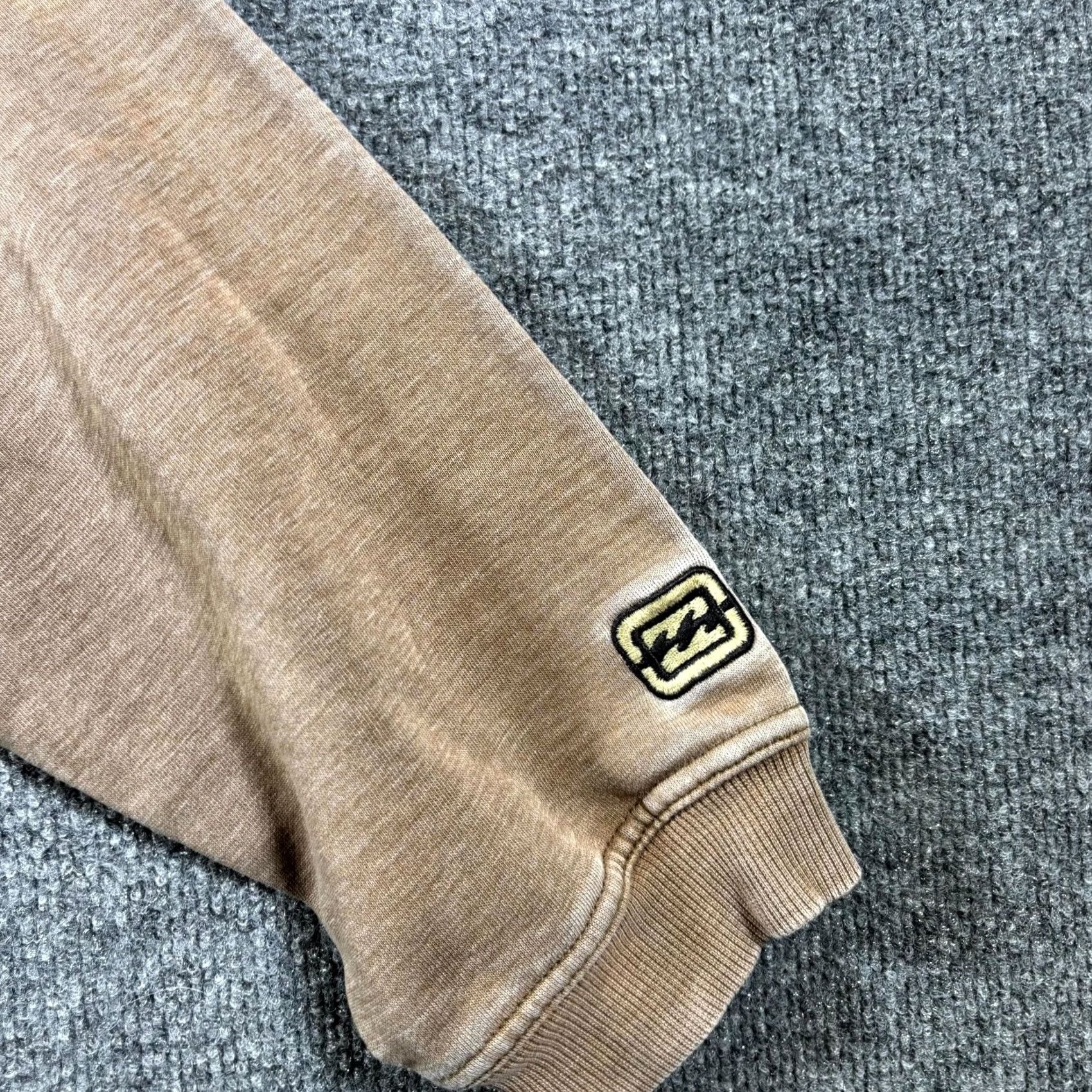 Billabong VINTAGE Billabong Hoodie Mens L Brown Pullover Fleece-Lined Sweatshirt Size US L / EU 52-54 / 3 - 5 Thumbnail