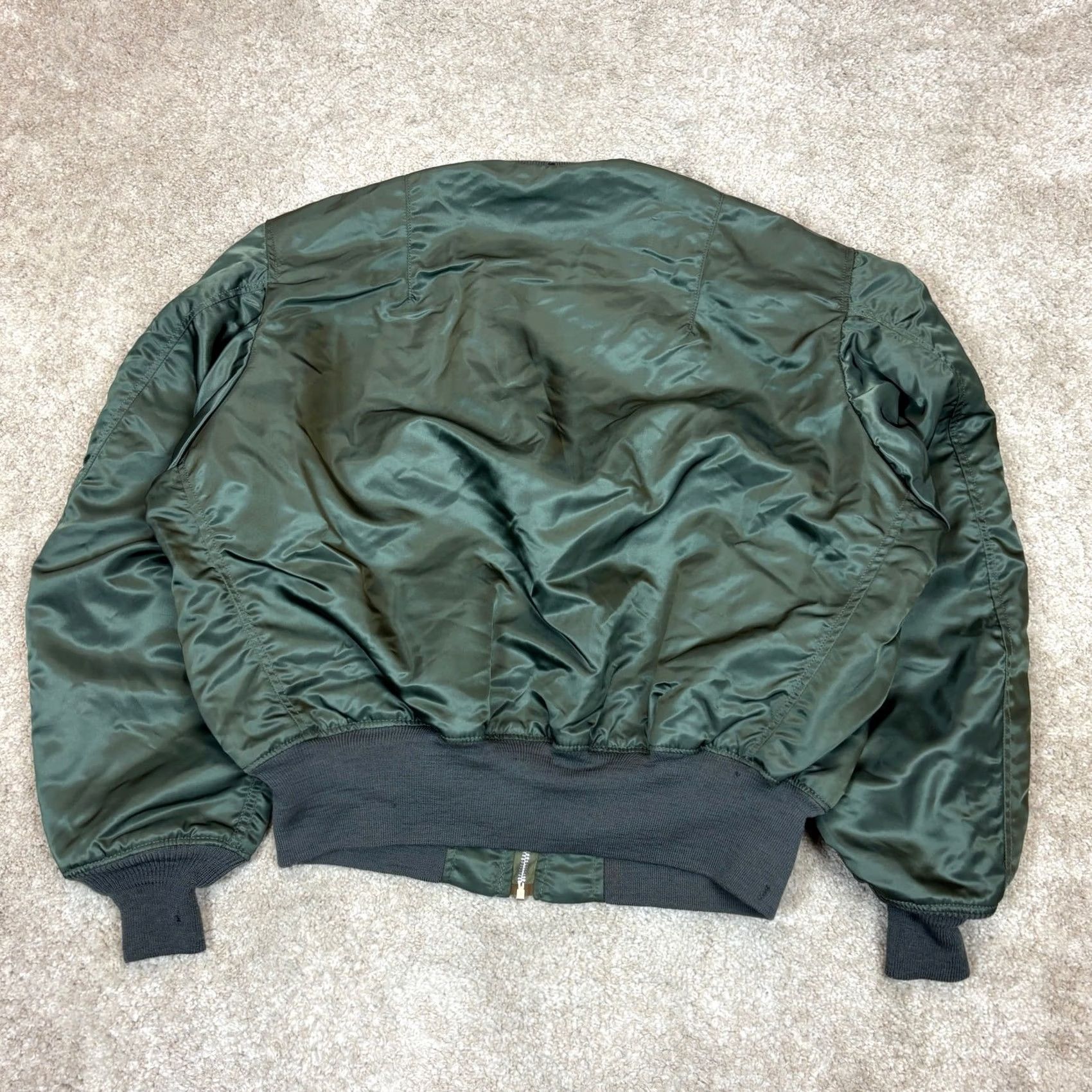 Vintage VINTAGE Grand Crew 70s L2-B Jacket Military Air Force Large Mens Green Size US L / EU 52-54 / 3 - 3 Thumbnail
