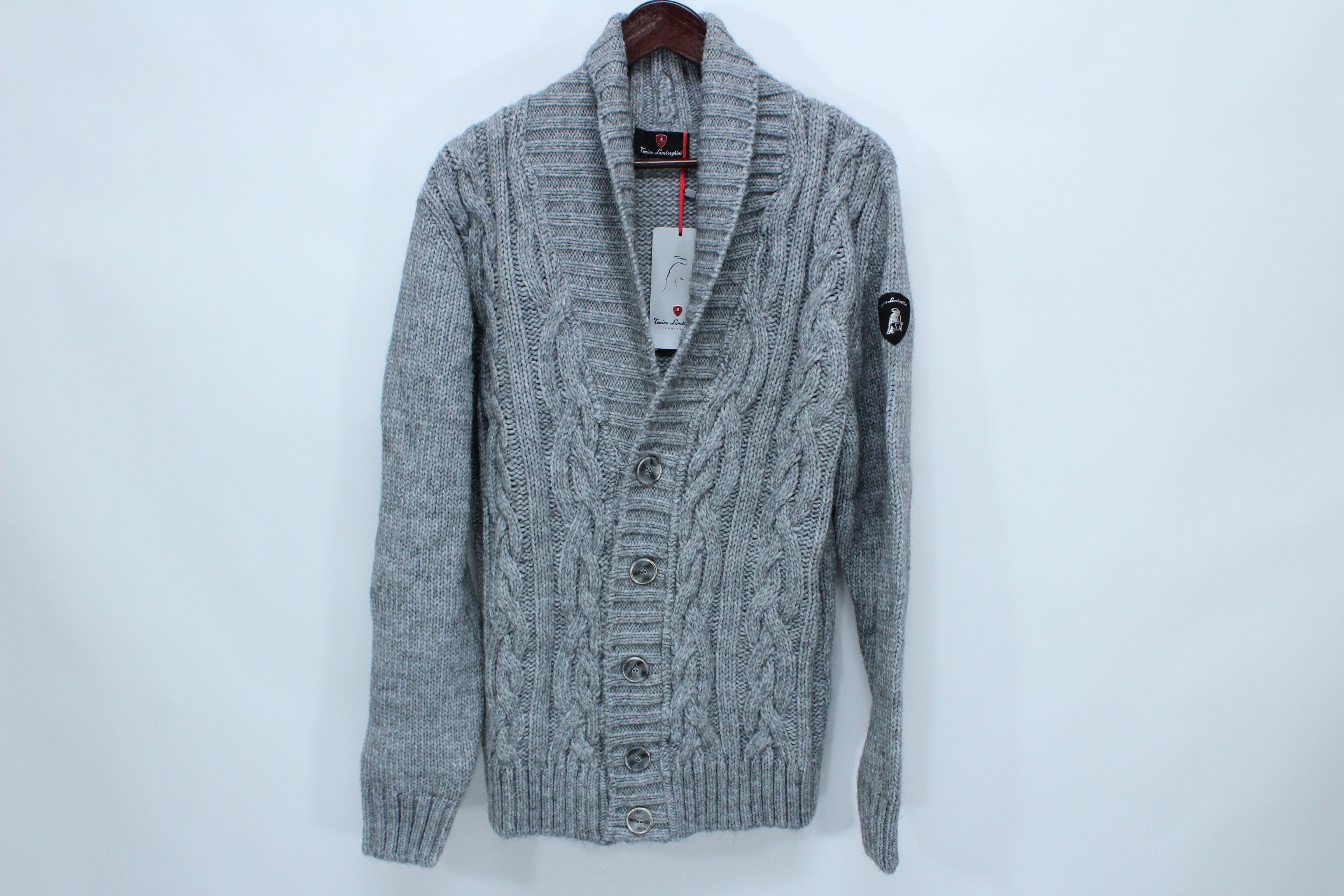 Tonino Lamborghini NEW Tonino Lamborghini Sweater Cardigan Size L/52 Vintage Size US L / EU 52-54 / 3 - 2 Thumbnail