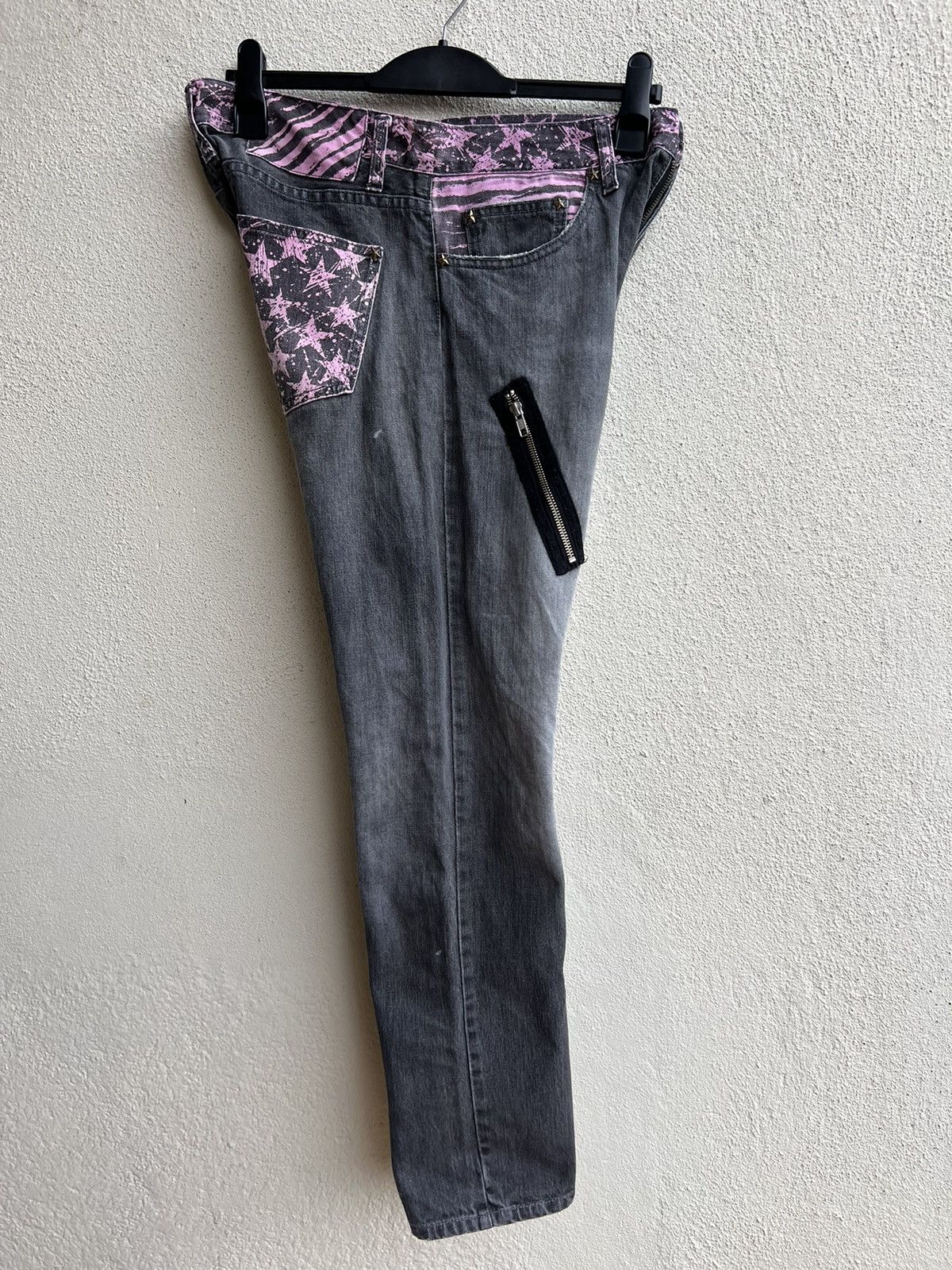 Designer ALGONQUINS Japan Distressed Punk Design Poem Denim Size US 32 / EU 48 - 22 Thumbnail