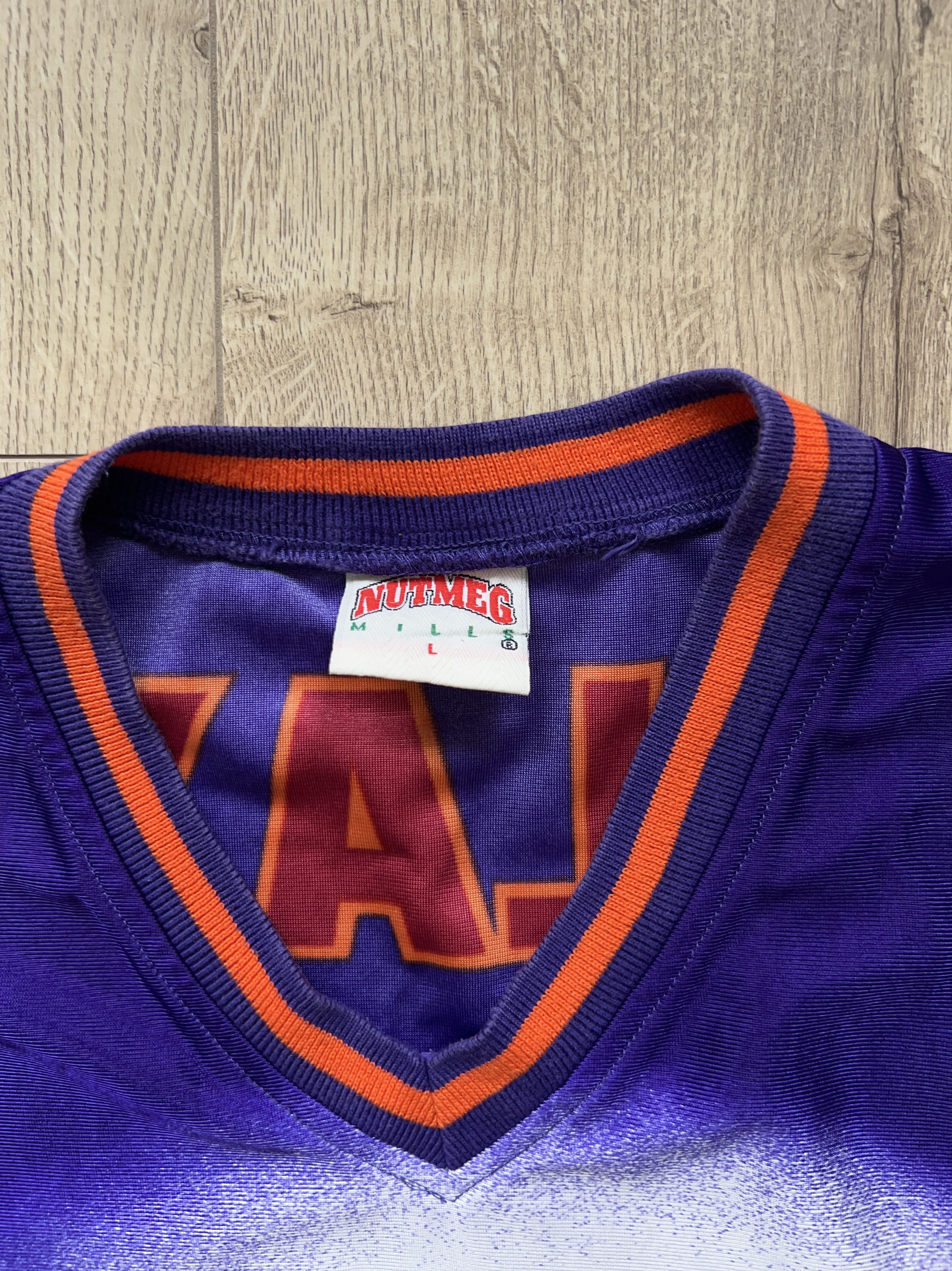 NFL × Vintage Frankfurt Galaxy Nutmeg Mills American Football Jersey Size US L / EU 52-54 / 3 - 2 Thumbnail