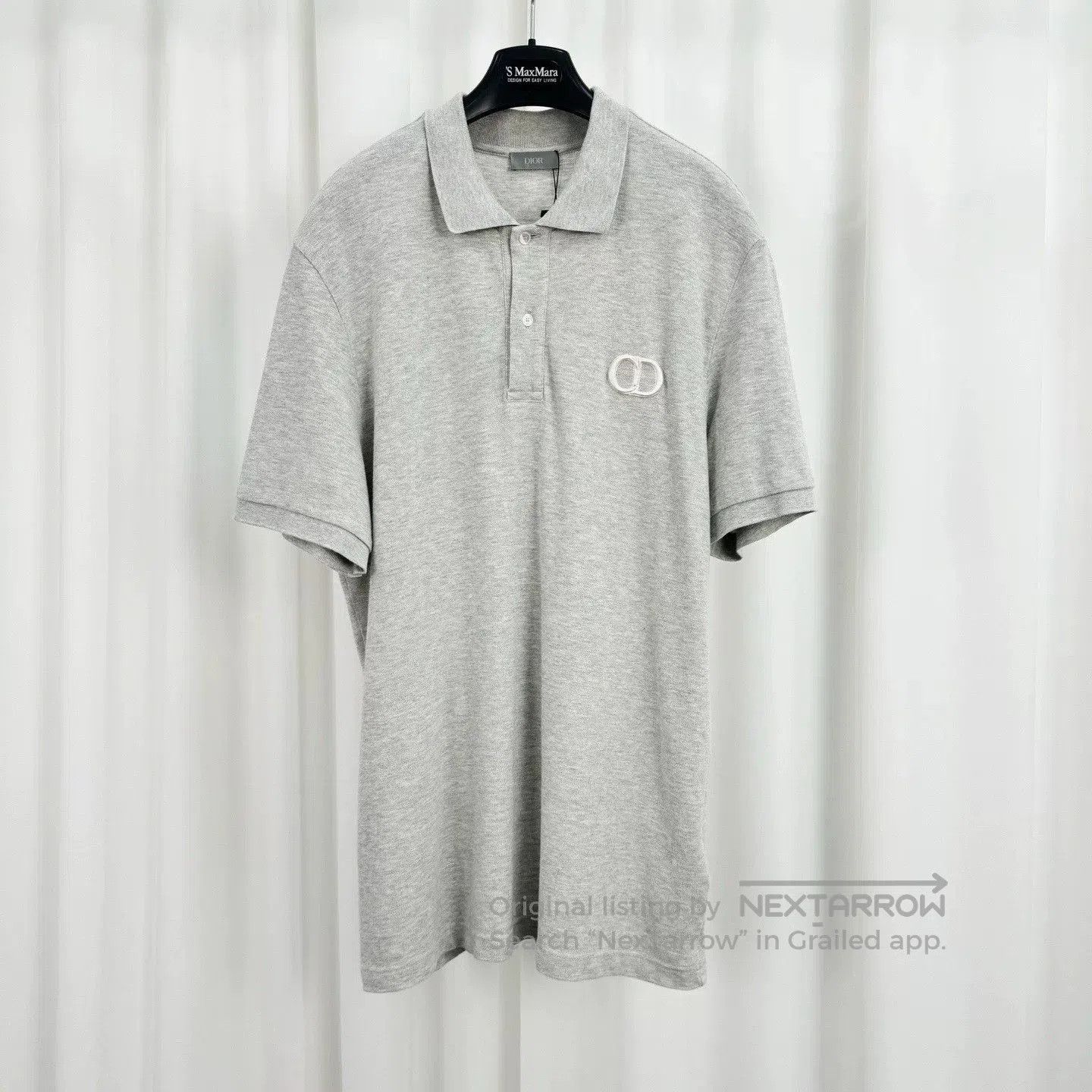 Dior Dior New Gray Embroidered CD Polo. Size US XXL / EU 58 / 5 - 1 Thumbnail