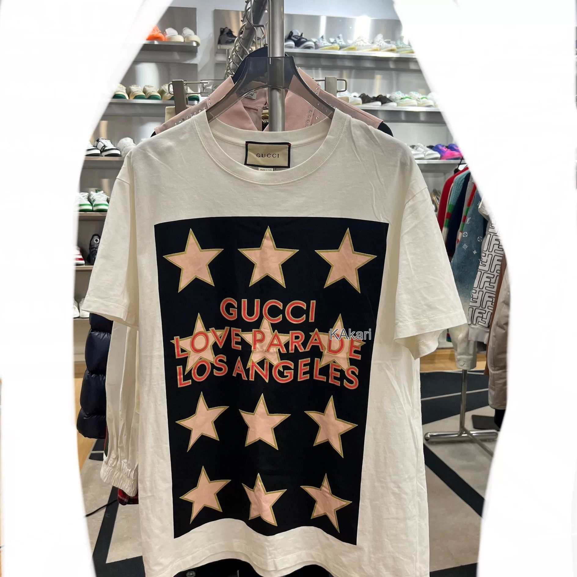 Gucci Gucci Star Letter Print Short Sleeve Size US M / EU 48-50 / 2 - 1 Thumbnail