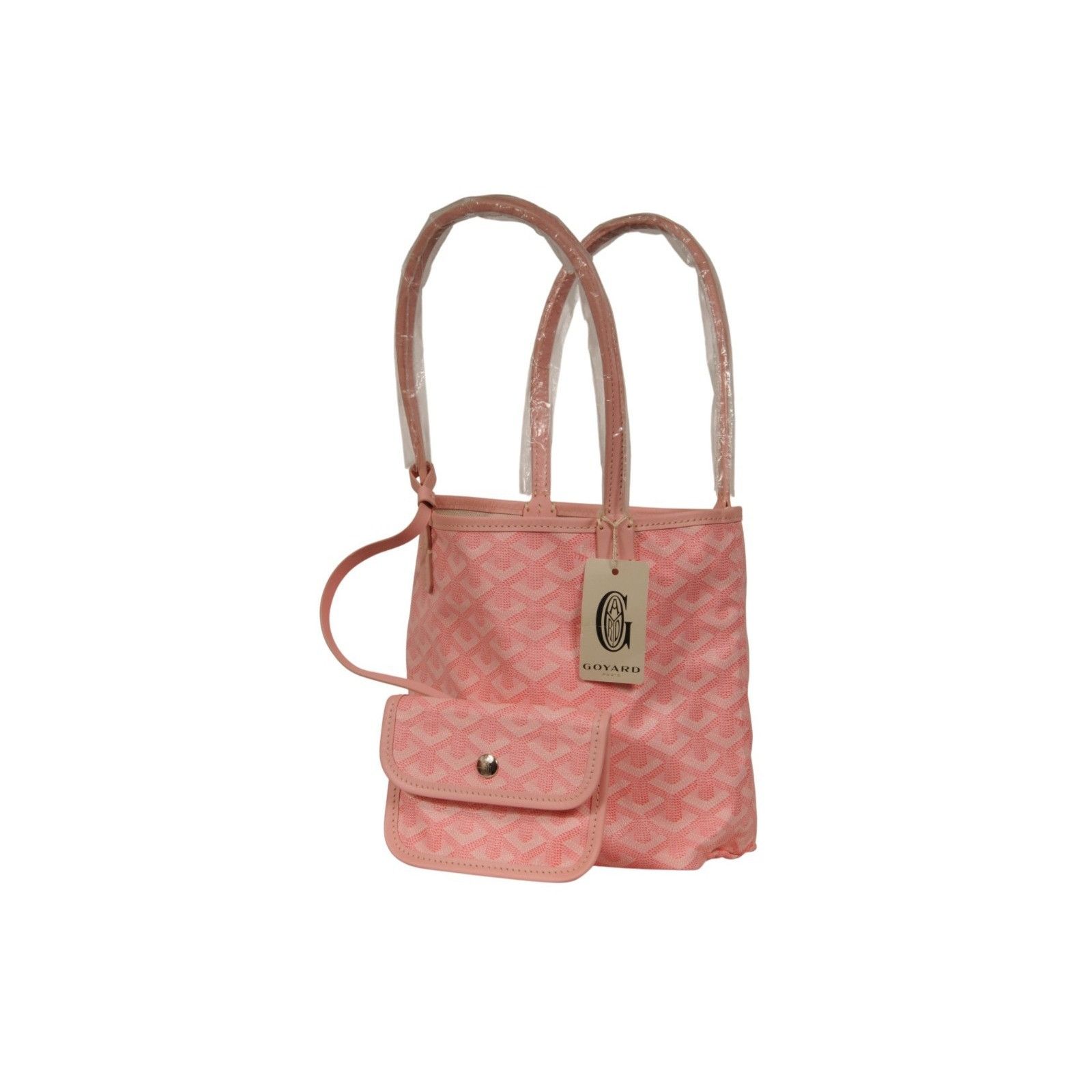 Goyard Mini Anjou Tote Bag Pink Goyardine Reversible Canvas Size ONE SIZE - 2 Thumbnail