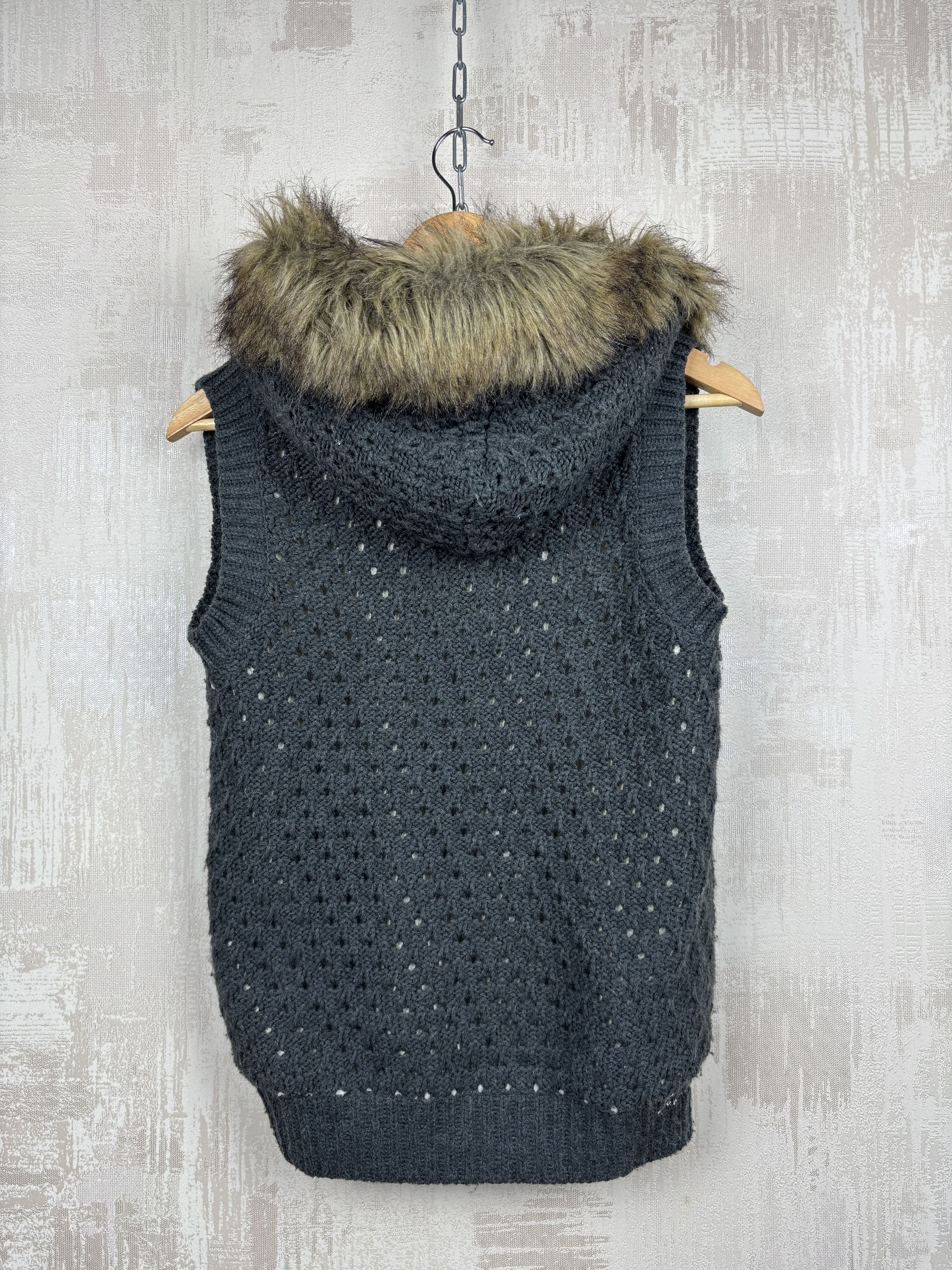 Hysteric Glamour Vintage Faux Fur Knit Cardigan Hoodie If Six Was Nine Style Size XS / US 0-2 / IT 36-38 - 7 Thumbnail