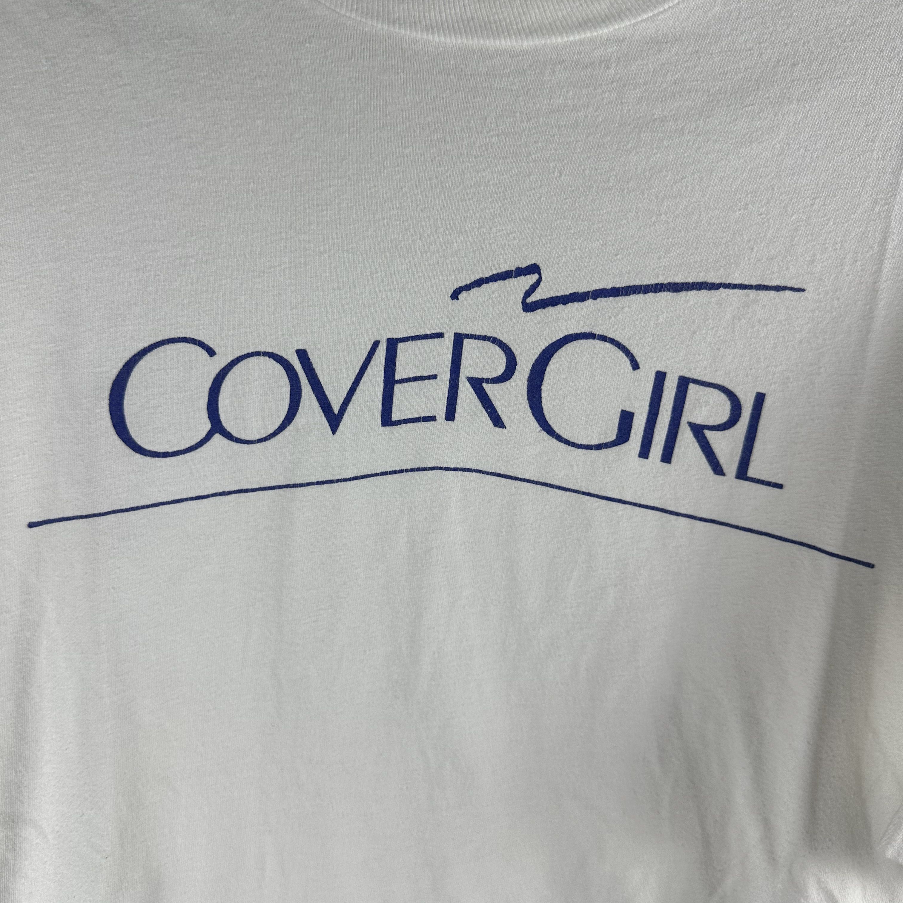 Vintage Vintage 90s Covergirl Magazine Logo Typography T-Shirt Size US XL / EU 56 / 4 - 2 Thumbnail