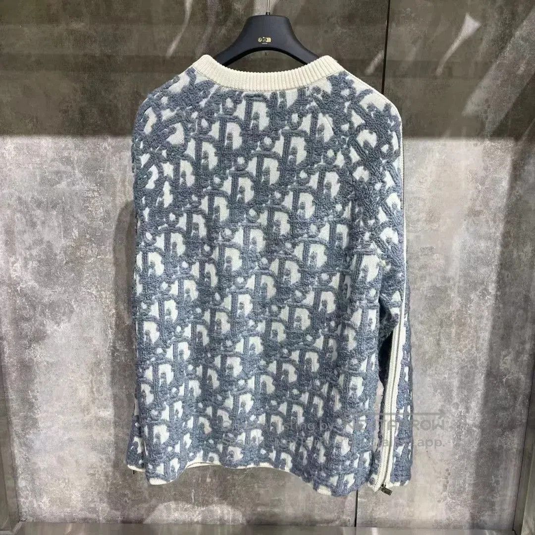 Dior dior logo print zip-up sweater. Size US M / EU 48-50 / 2 - 2 Thumbnail