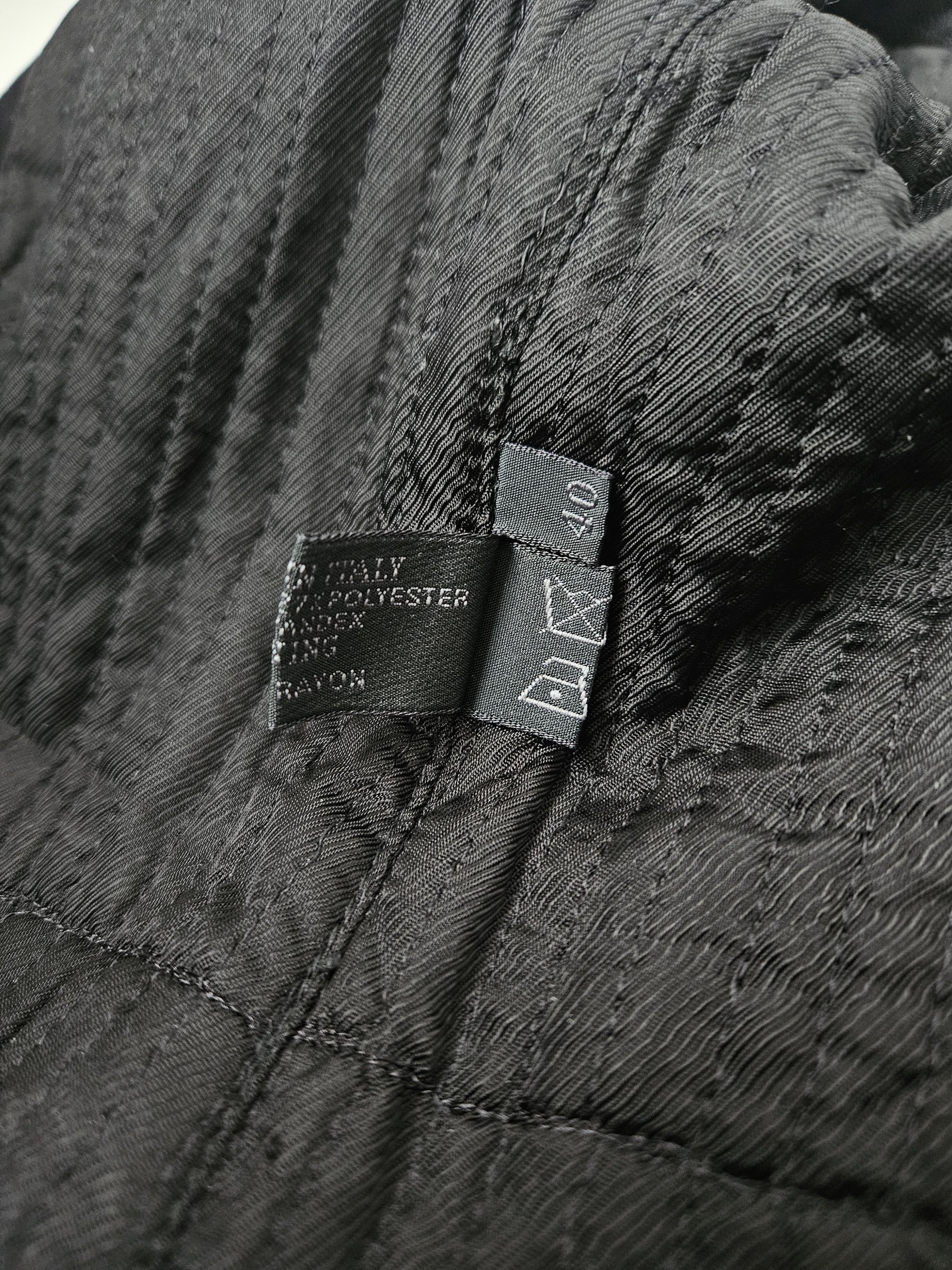 Prada Archive 90s prada nylon blazer jacket with padded shoulders Size S / US 4 / IT 40 - 18 Thumbnail