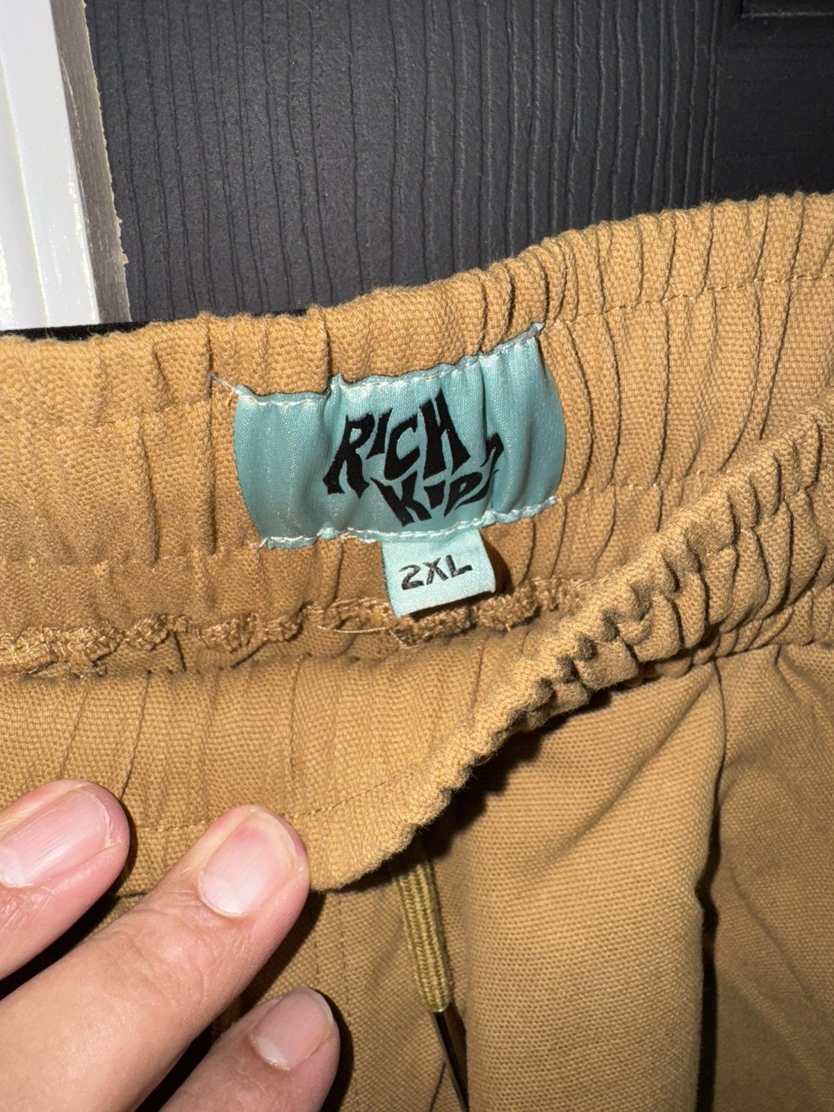 Other Rich Kidz Khaki Flare Stacked Pants - Size 2XL Size US 38 / EU 54 - 3 Thumbnail