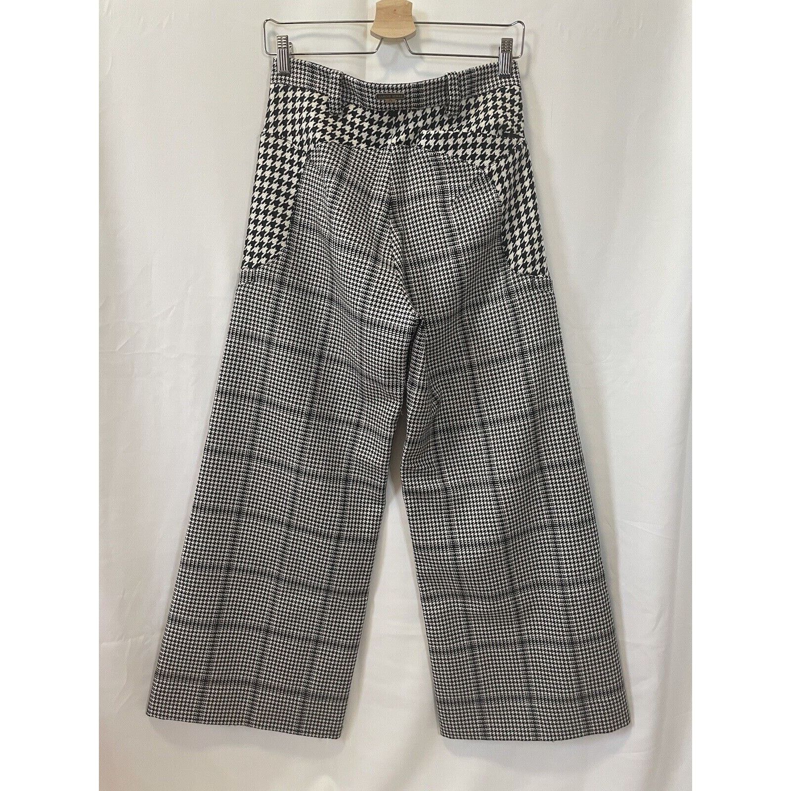 Marine Serre FW20 Marine Serre Houndstooth Check Wool Trousers Size XS Size US 28 / EU 44 - 2 Thumbnail