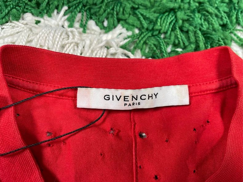 Givenchy Givenchy Ripped Hole Short Sleeve Size US XS / EU 42 / 0 - 4 Thumbnail