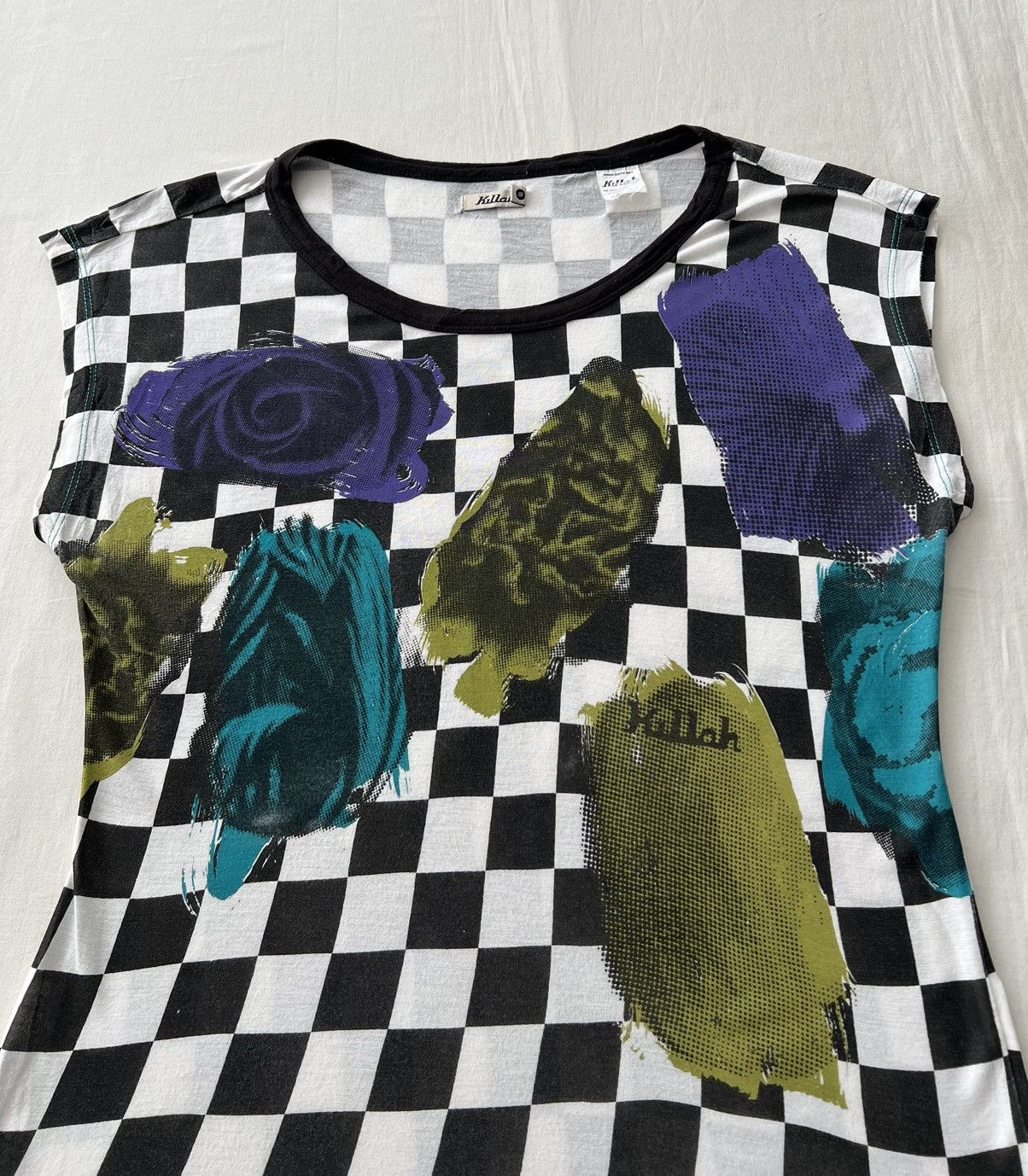 Miss Sixty Killah by Miss Sixty Printed Y2K Tank Top Size S / US 4 / IT 40 - 4 Thumbnail