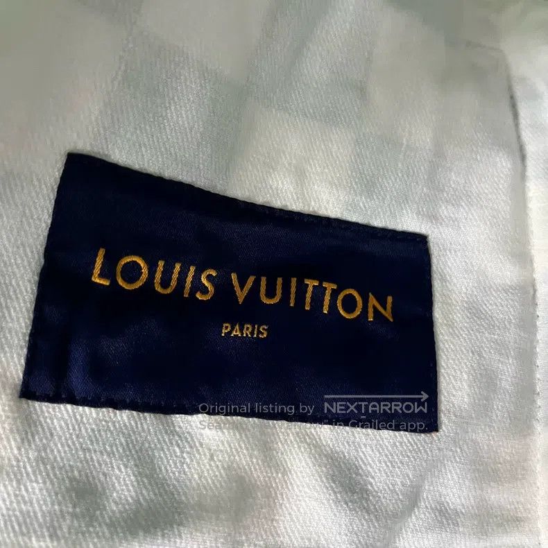 Louis Vuitton Louis Vuitton Green lapel checkered single-breasted denim Size US L / EU 52-54 / 3 - 2 Thumbnail