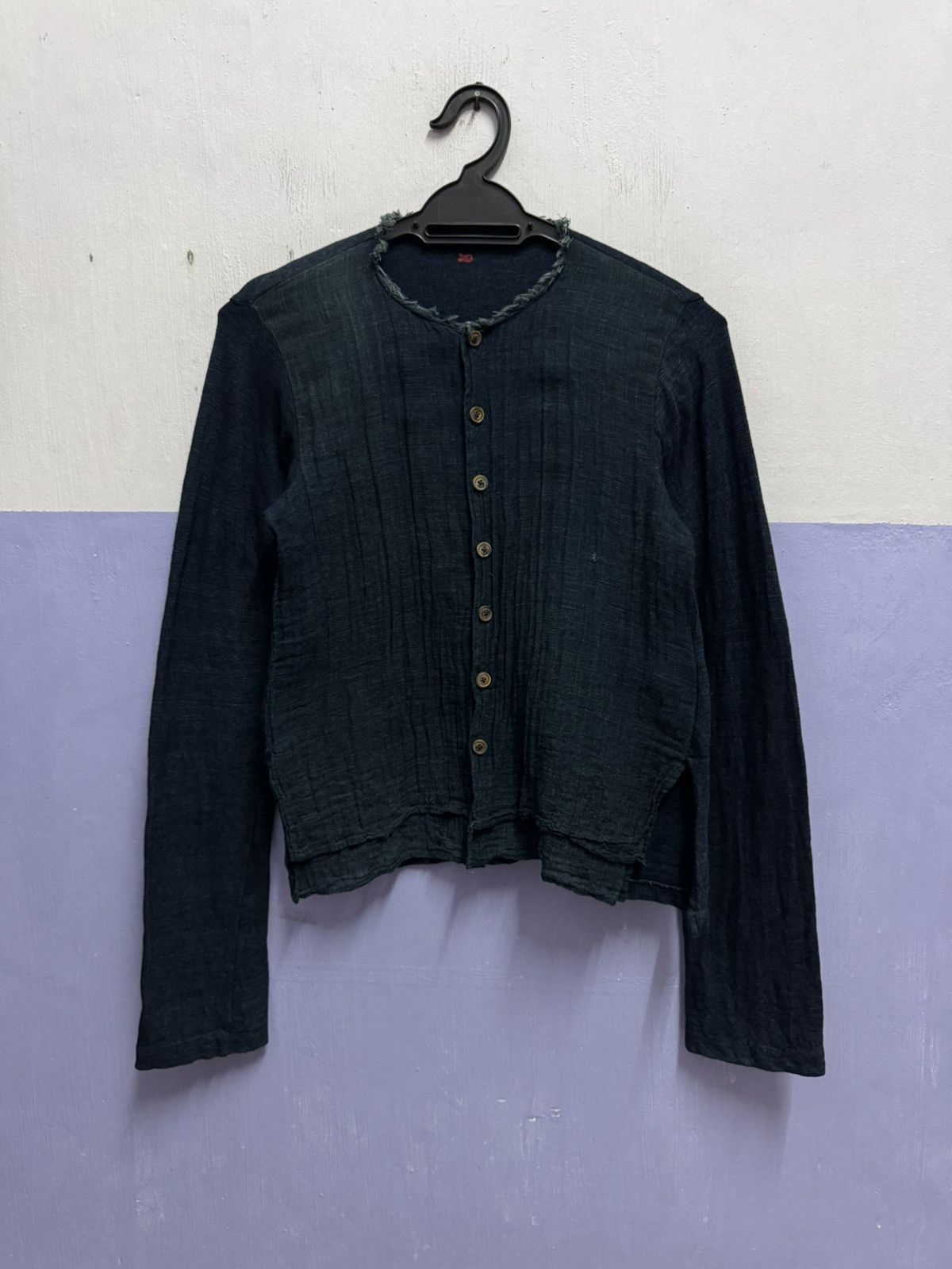 45rpm 45RPM Japan Indigo Cardigan Size S / US 4 / IT 40 - 4 Thumbnail