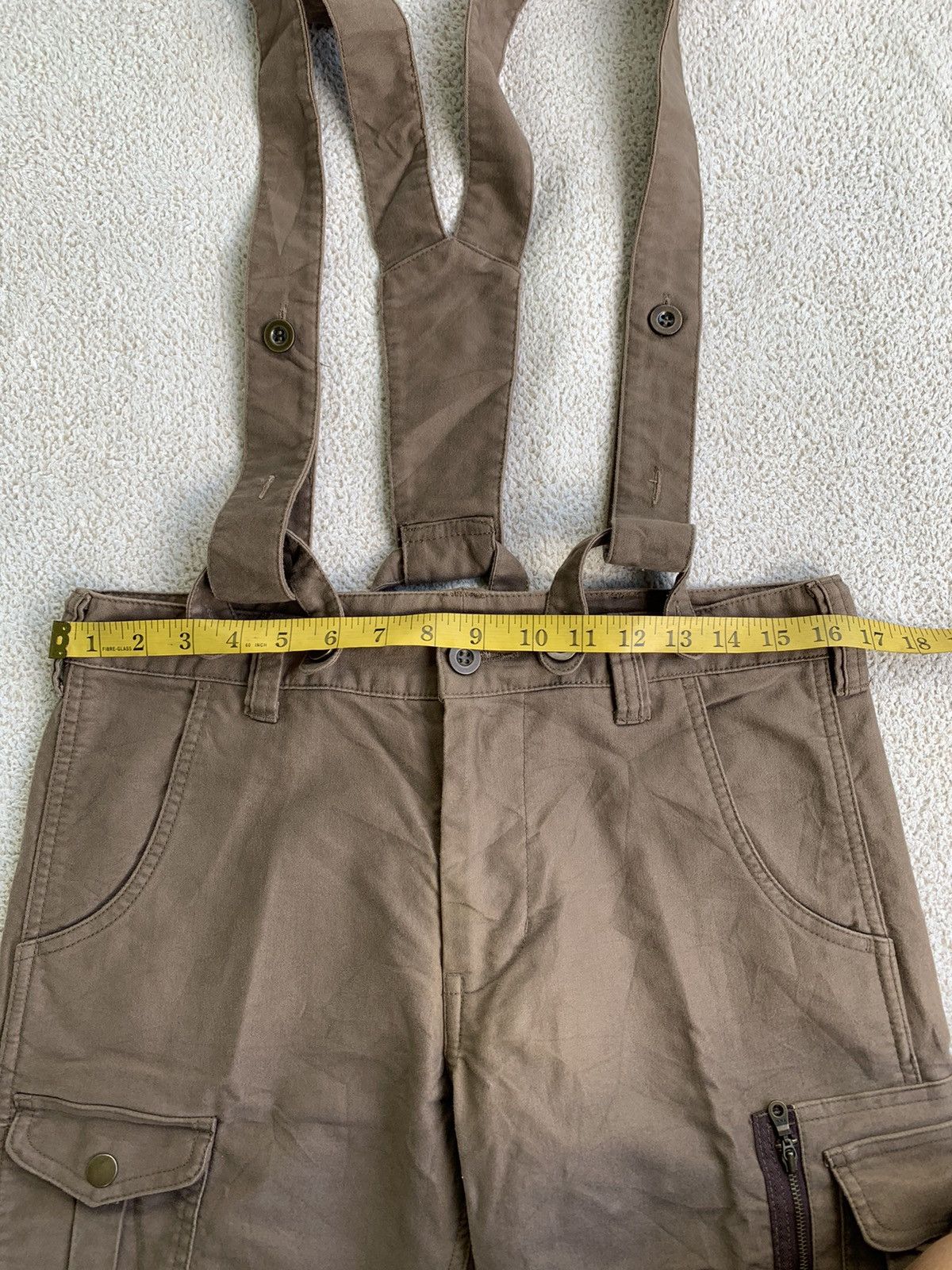 Japanese Brand × Le Grande Bleu (L.G.B.) × Vintage VTG 00s Bicolbird design Strap Cargo Pants Size US 30 / EU 46 - 13 Thumbnail