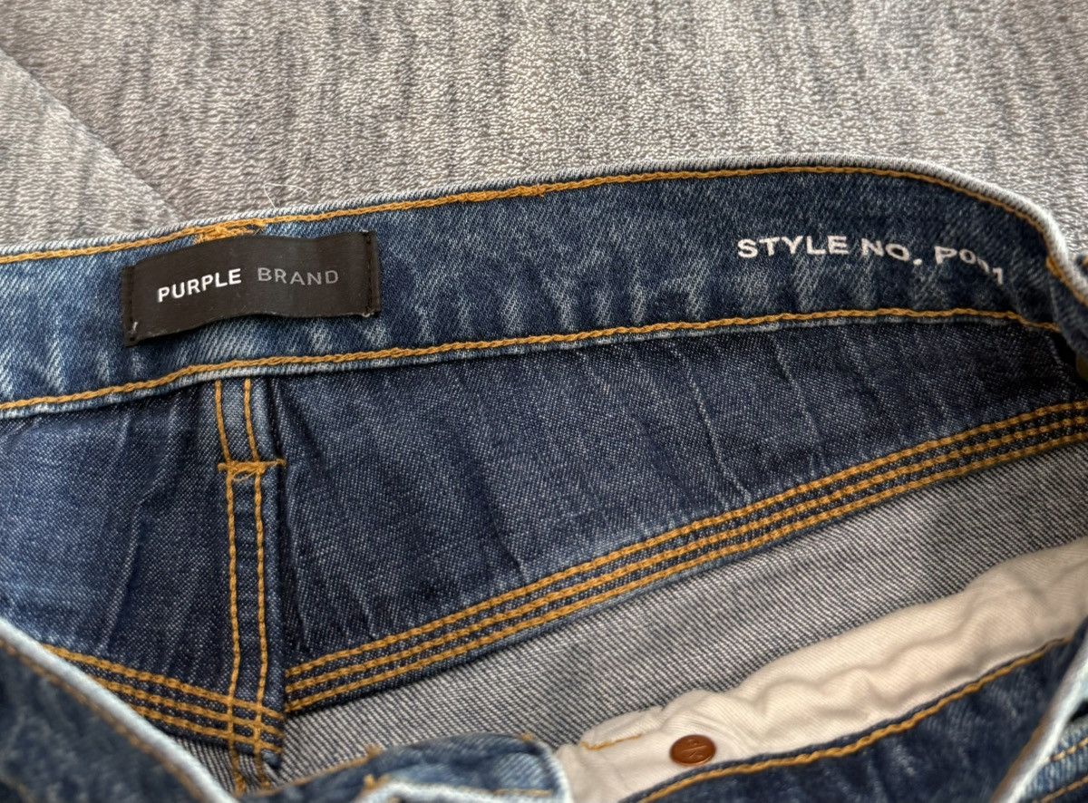 Purple Brand Purple Brand Distressed Skinny Jeans Size US 32 / EU 48 - 3 Thumbnail